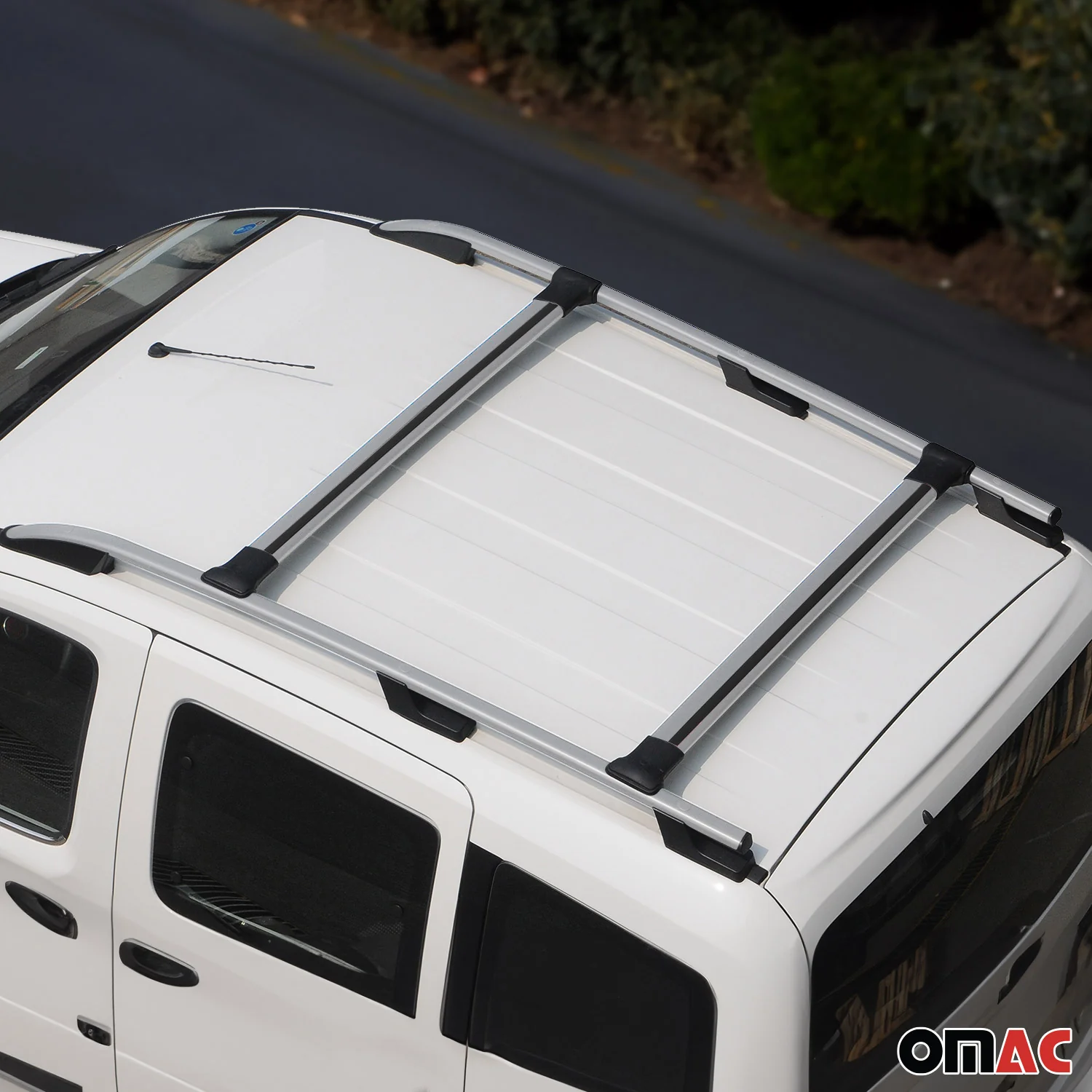 Dachreling + Dachträger für Fiat Fiorino Qubo Nemo Peugeot Bipper 2008-2022 Grau - Image 2