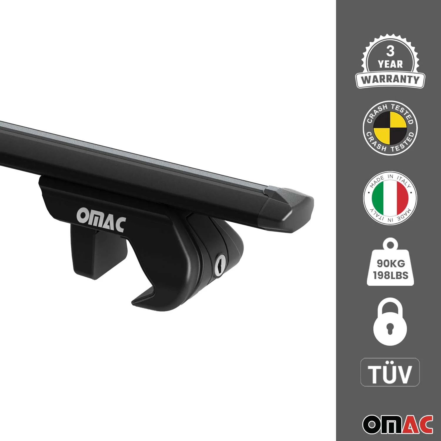 Dachreling + Dachträger Satz für Porsche Cayenne 9PA 2002-2010 Alu Schwarz - Image 3