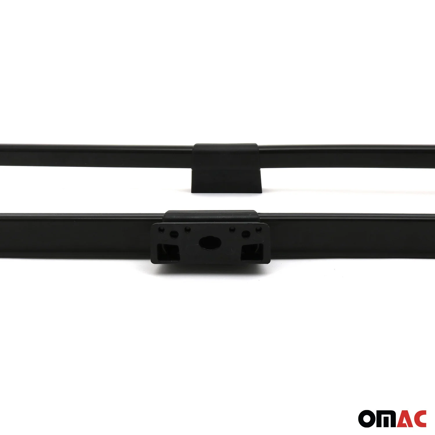 Dachreling + Dachträger SET für VW Caddy 2015-2020 L2 Langer Alu Schwarz 4tlg - Image 8