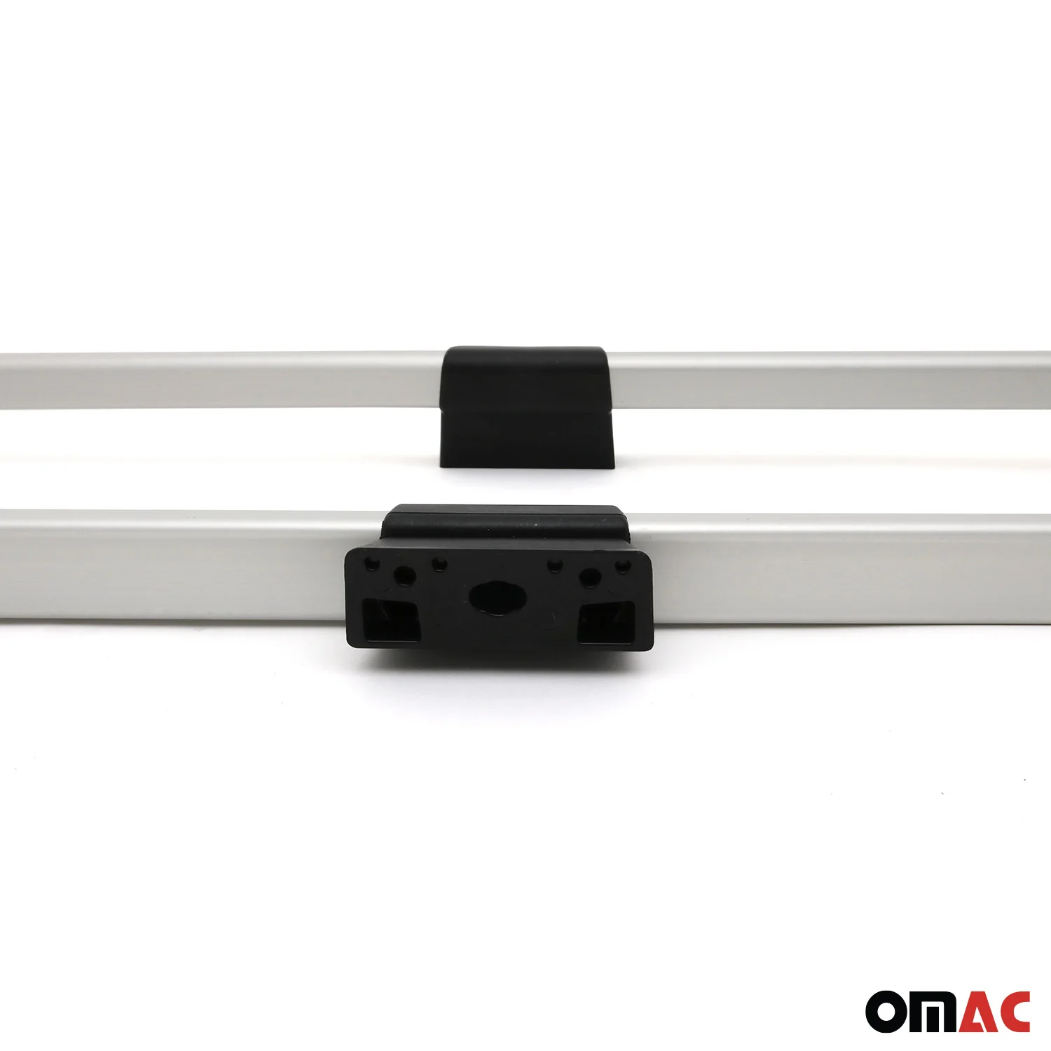 Dachreling + Dachträger SET für VW Caddy 2003-2015 L2 Langer Alu Silber 4tlg - Image 8