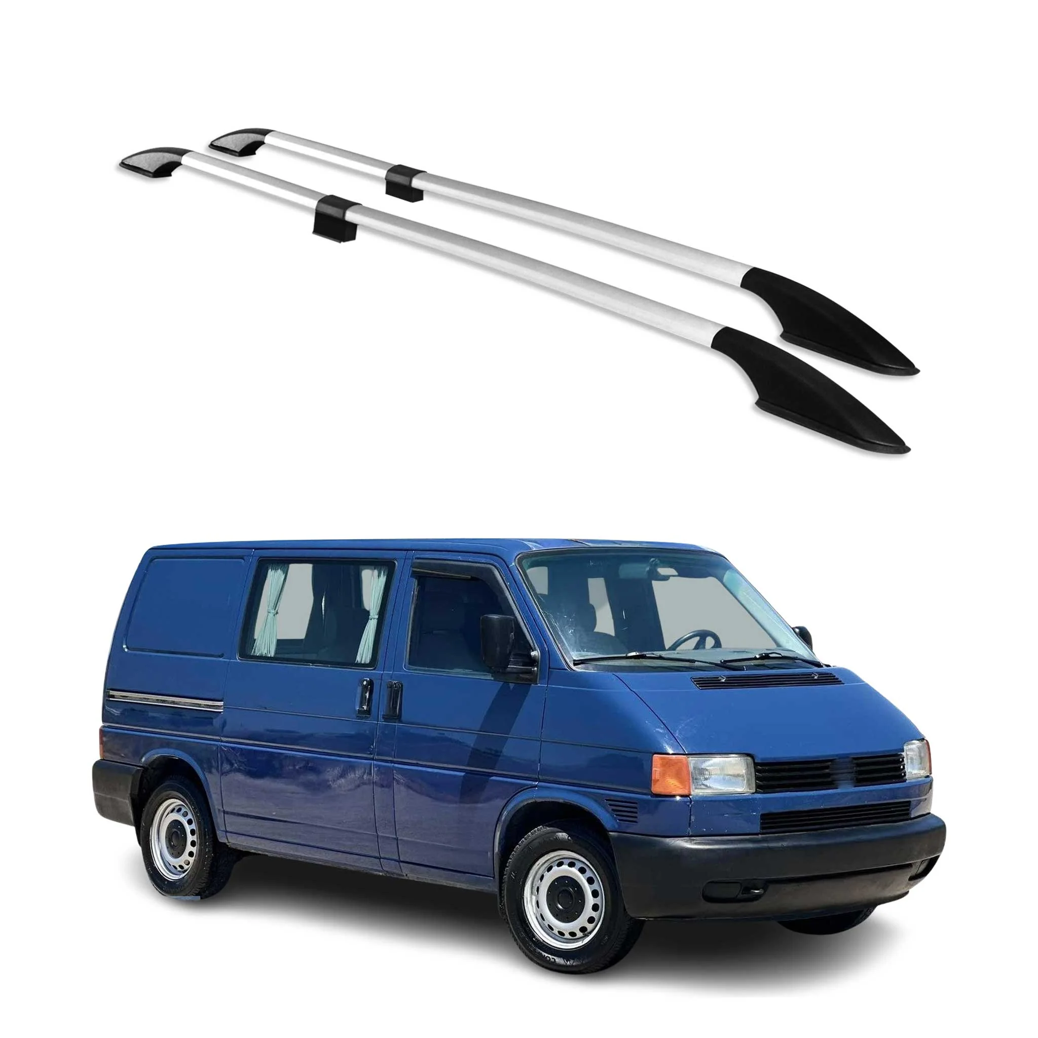 Aluminium Dachreling Relingträger für VW Transporter T4 1990-2003 L1 Silber