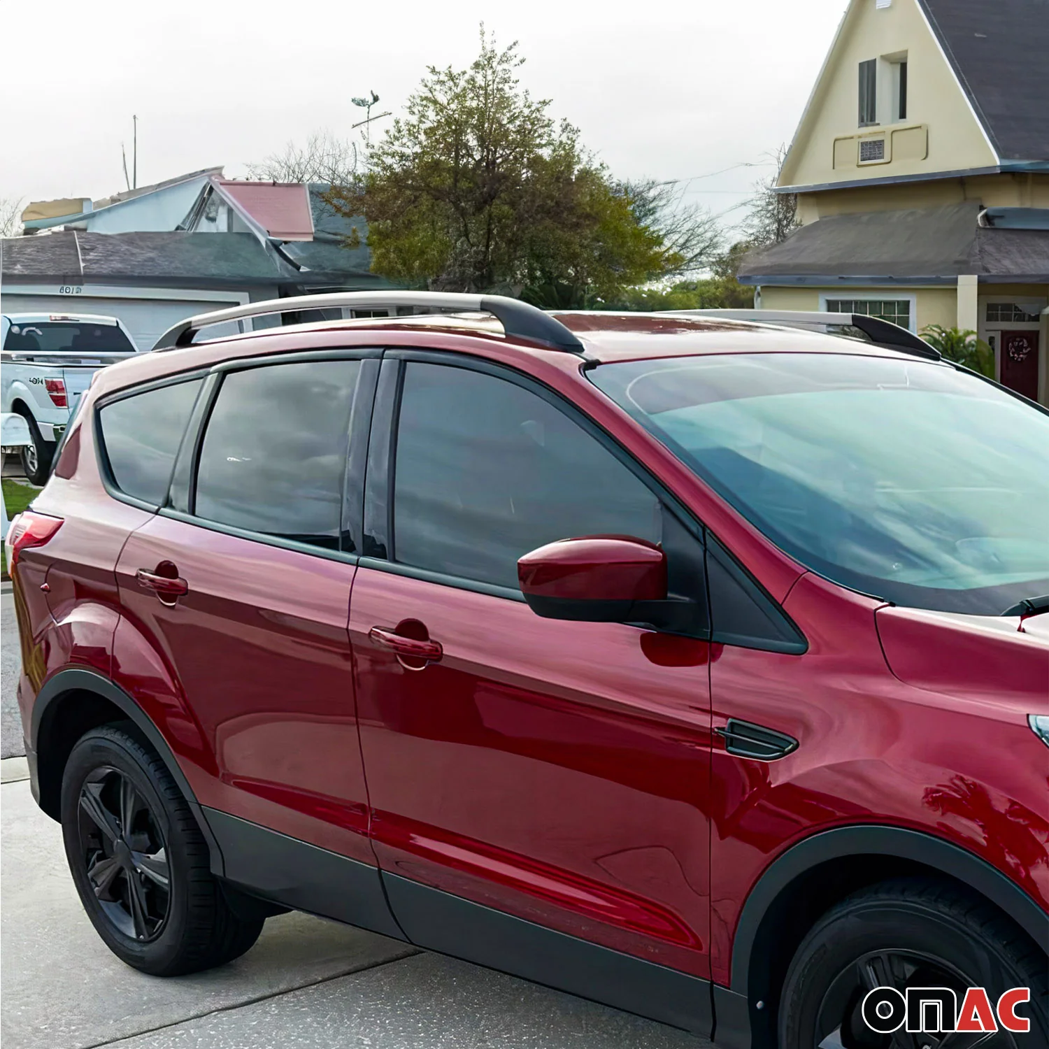 Dachreling Relingträger für Fiat Panda 2003-2012 Aluminium Silber 2 tlg - Image 9