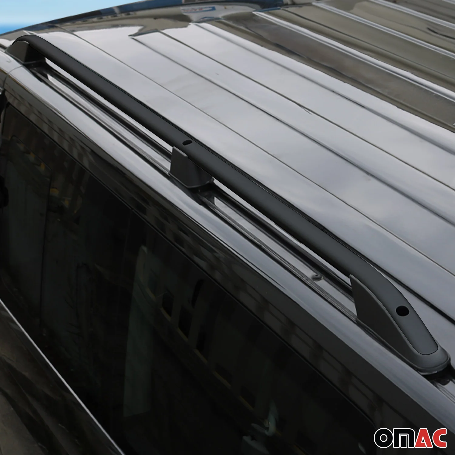 Dachreling Dachgepäckträger für Opel Vivaro C 2019-2026 Langer L3 Alu Schwarz - Image 7