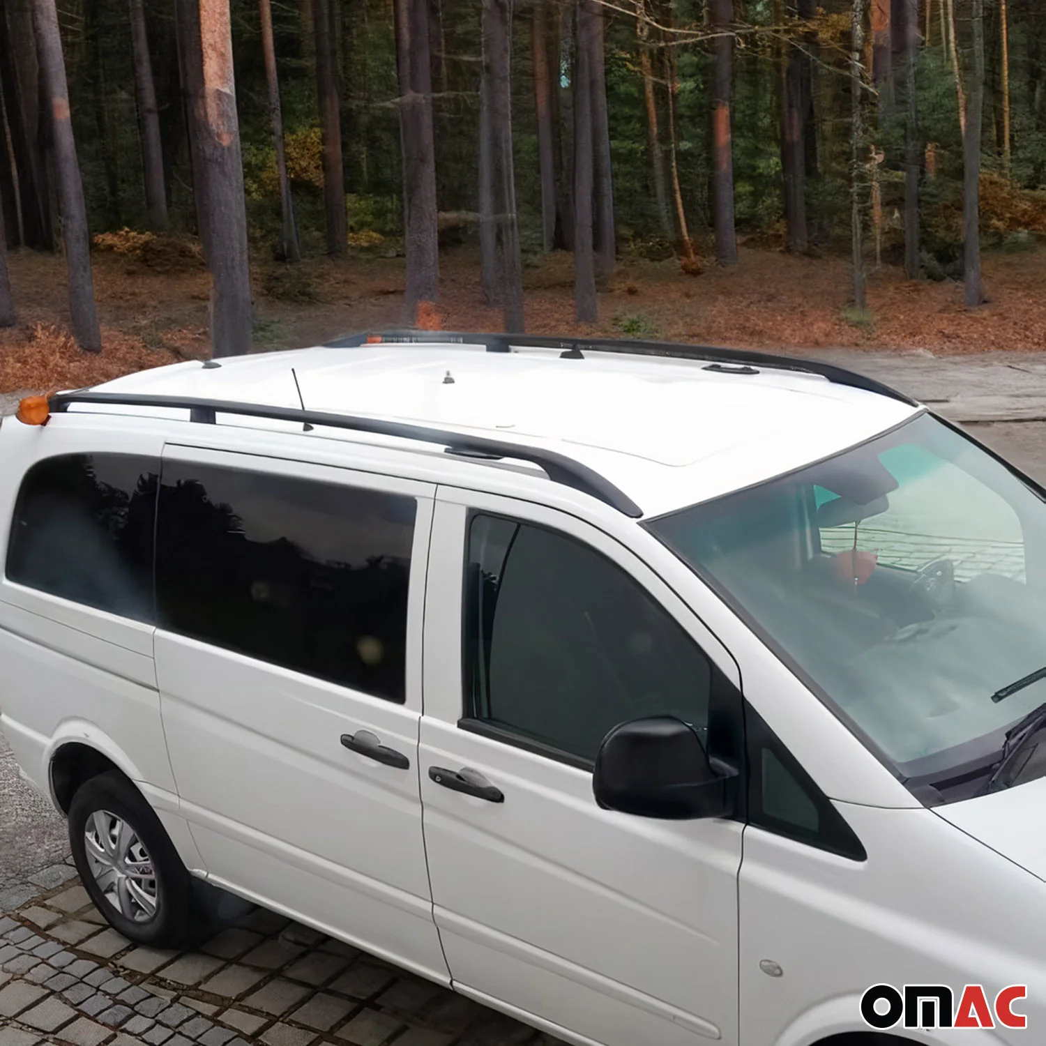 Dachreling Dachgepäckträger Relingträger für Citroen Nemo 2008-2016 Alu Schwarz - Image 8
