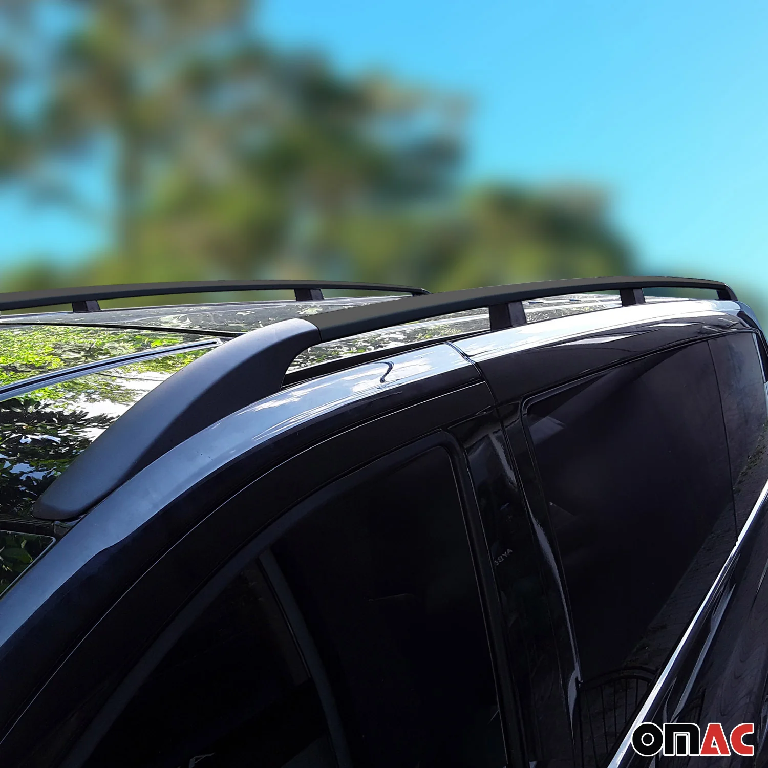Dachreling Dachgepäckträger Relingträger für Jeep Renegade 2015-2024 Alu Schwarz - Image 4
