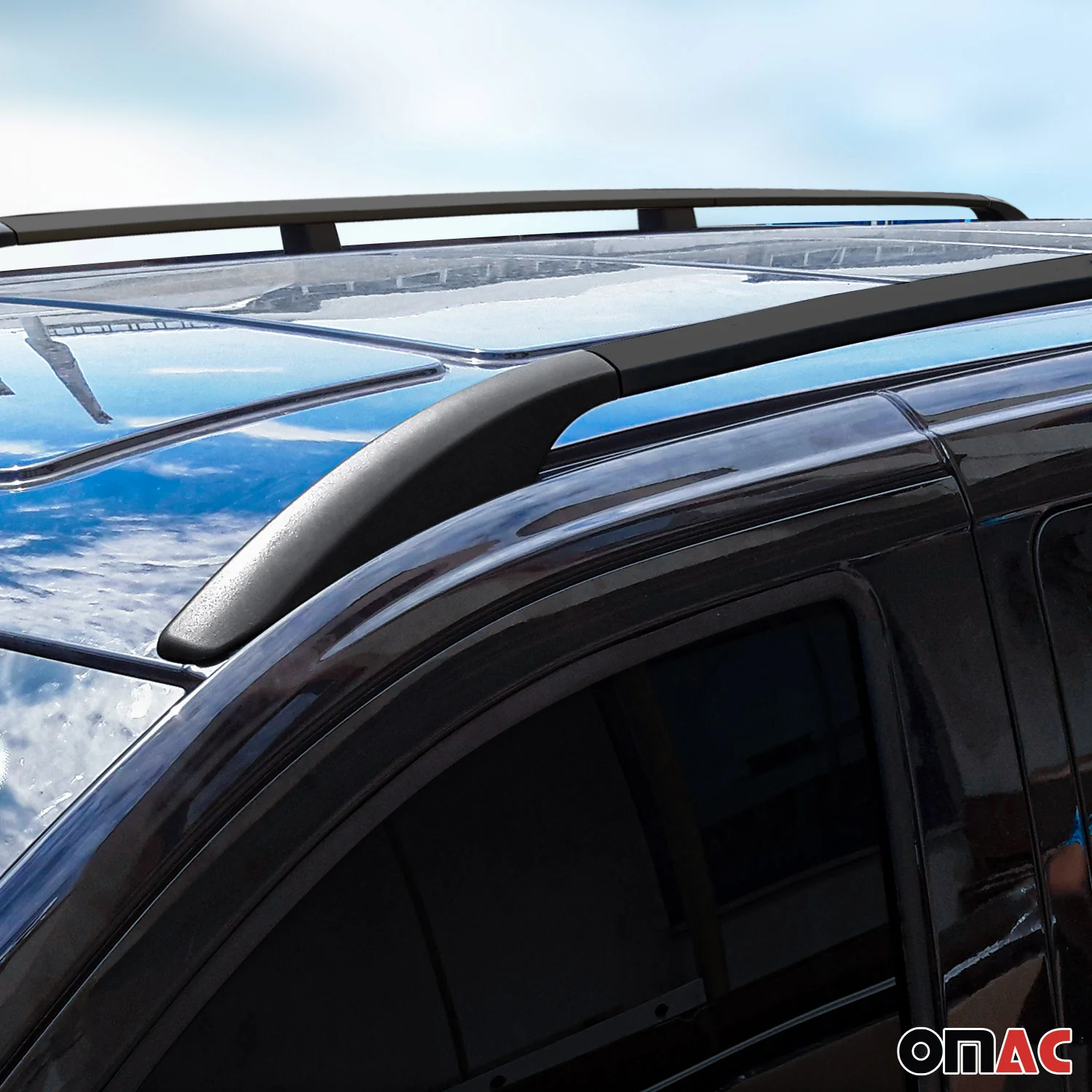 Dachreling Dachgepäckträger Relingträger für Jeep Renegade 2015-2024 Alu Schwarz - Image 6