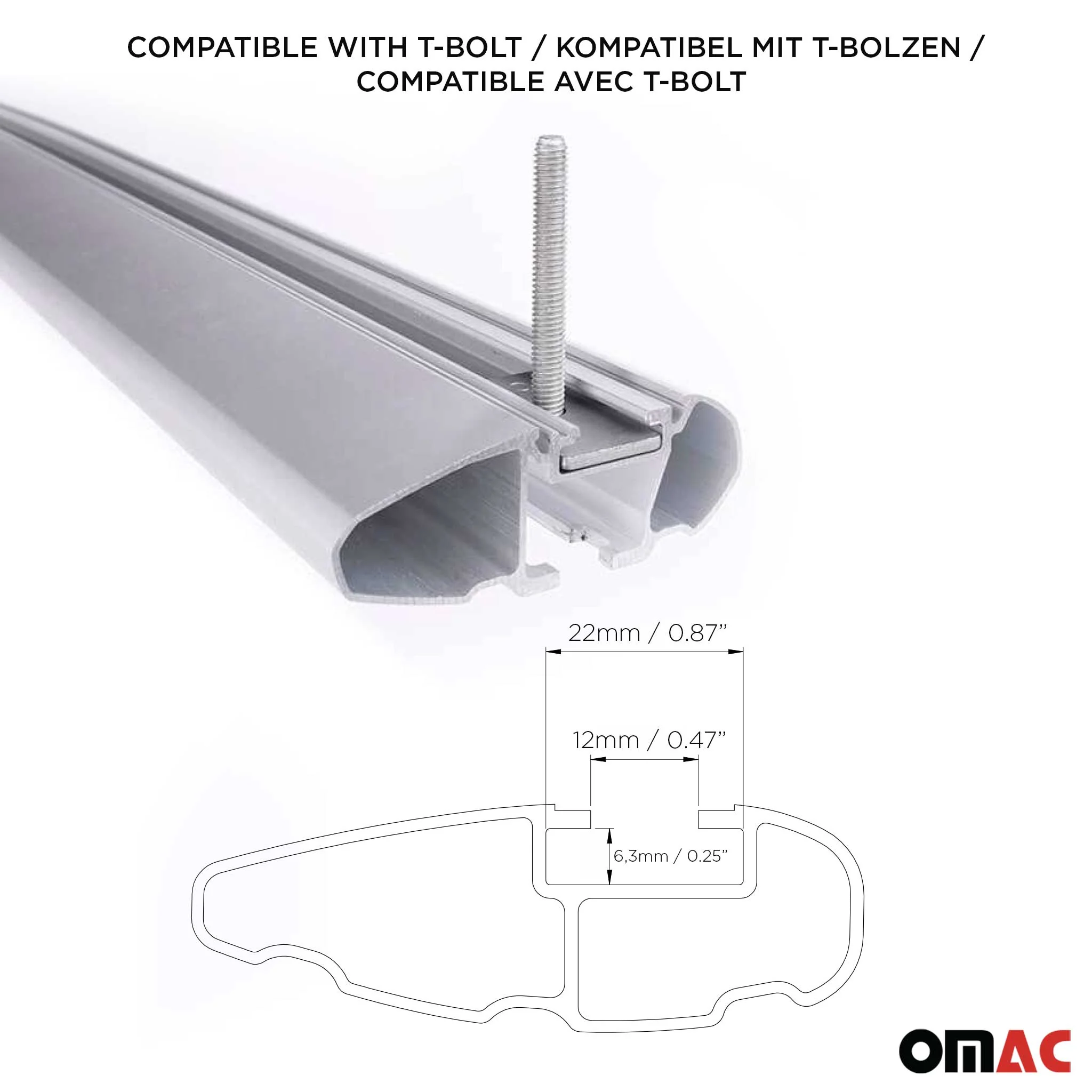 Dachträger Grundtäger für Mercedes GLA X156 2014-2020 75kg Alu Silber 2 tlg - Image 7