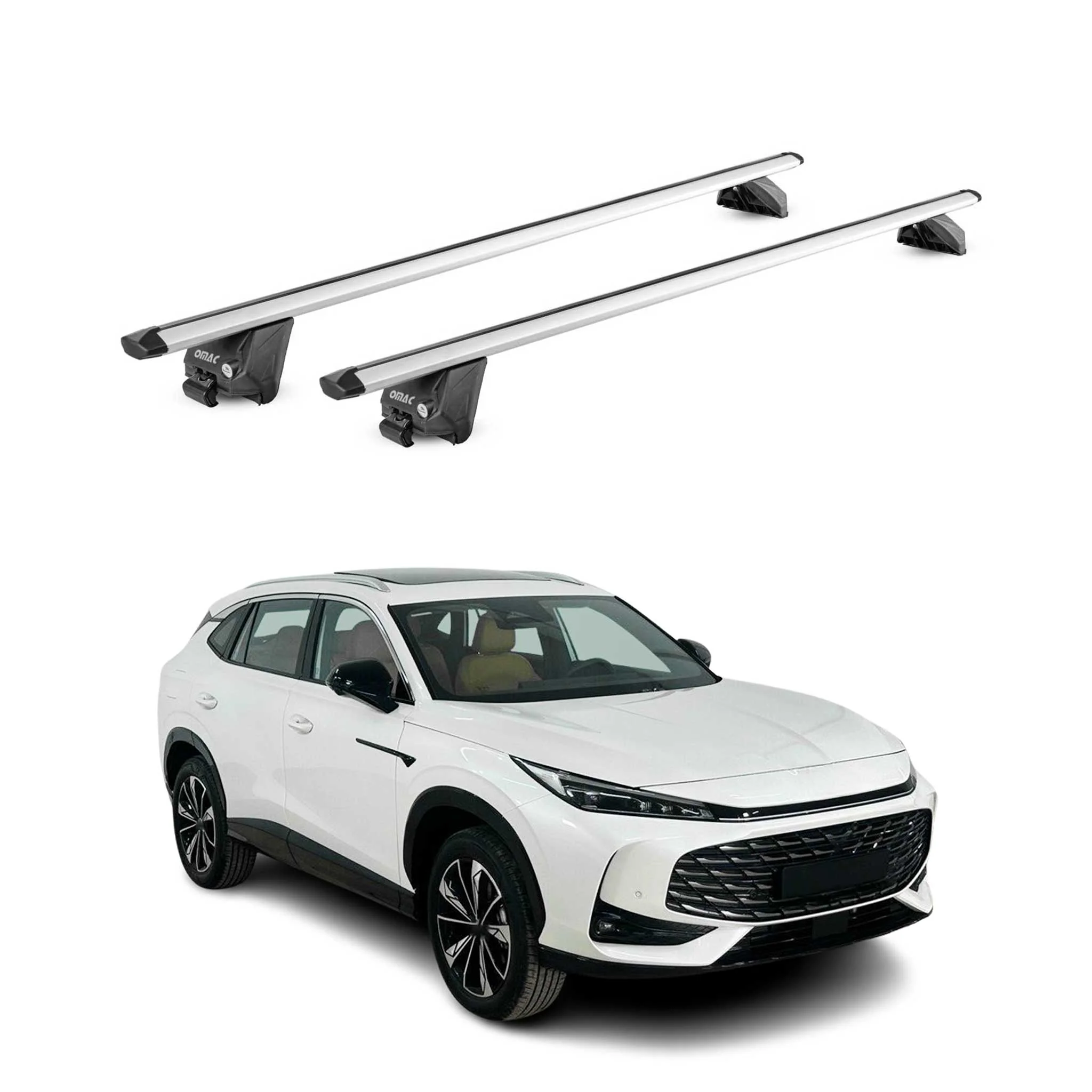 Dachträger für MG HS II / EHS II 2024-2026 100kg Aluminium Silber 2x ABE