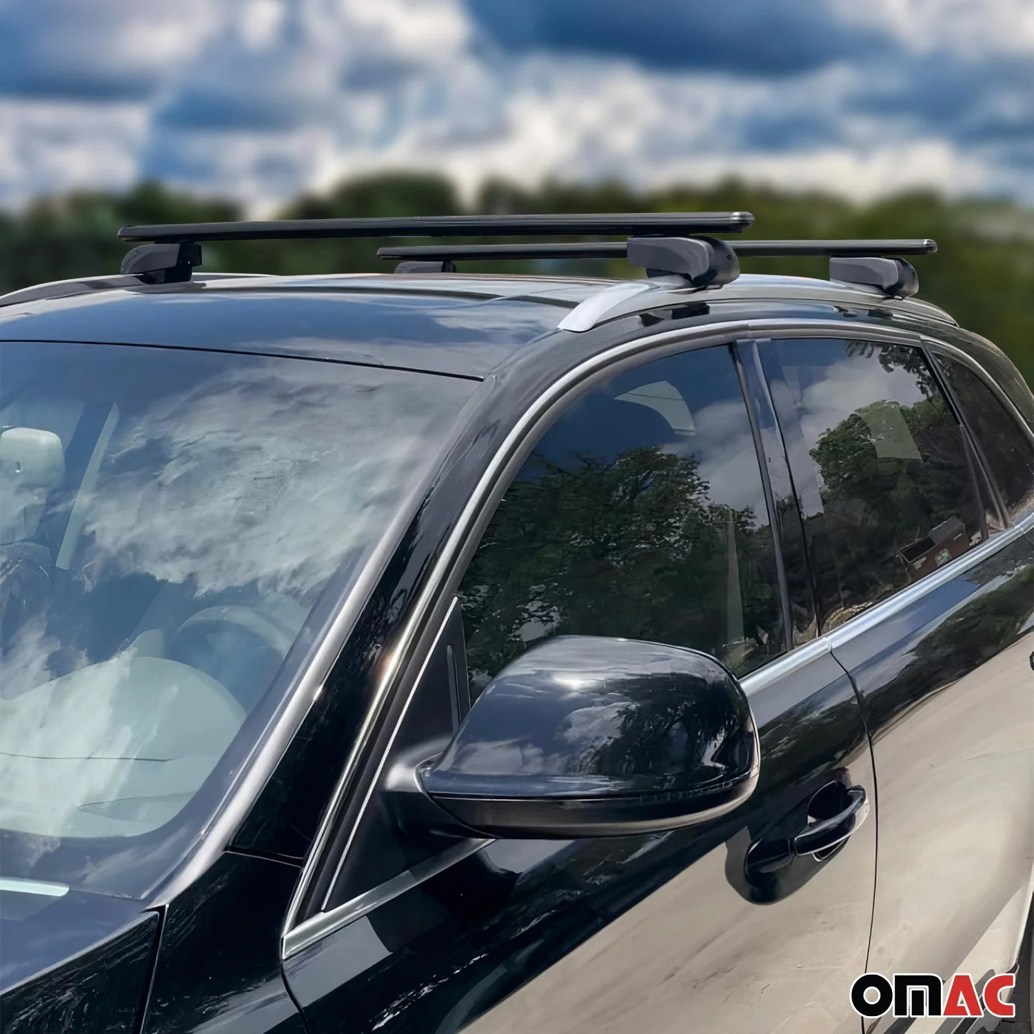 Dachträger Gepäckträger für Dacia Lodgy 2012-2023 ABE Aluminium Schwarz 2x - Image 3