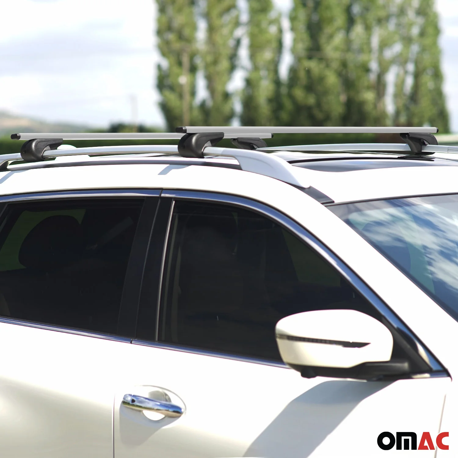 Dachträger Grundtäger für Hyundai Venue 2020-2026 75kg Metall Silber 2 tlg - Image 6