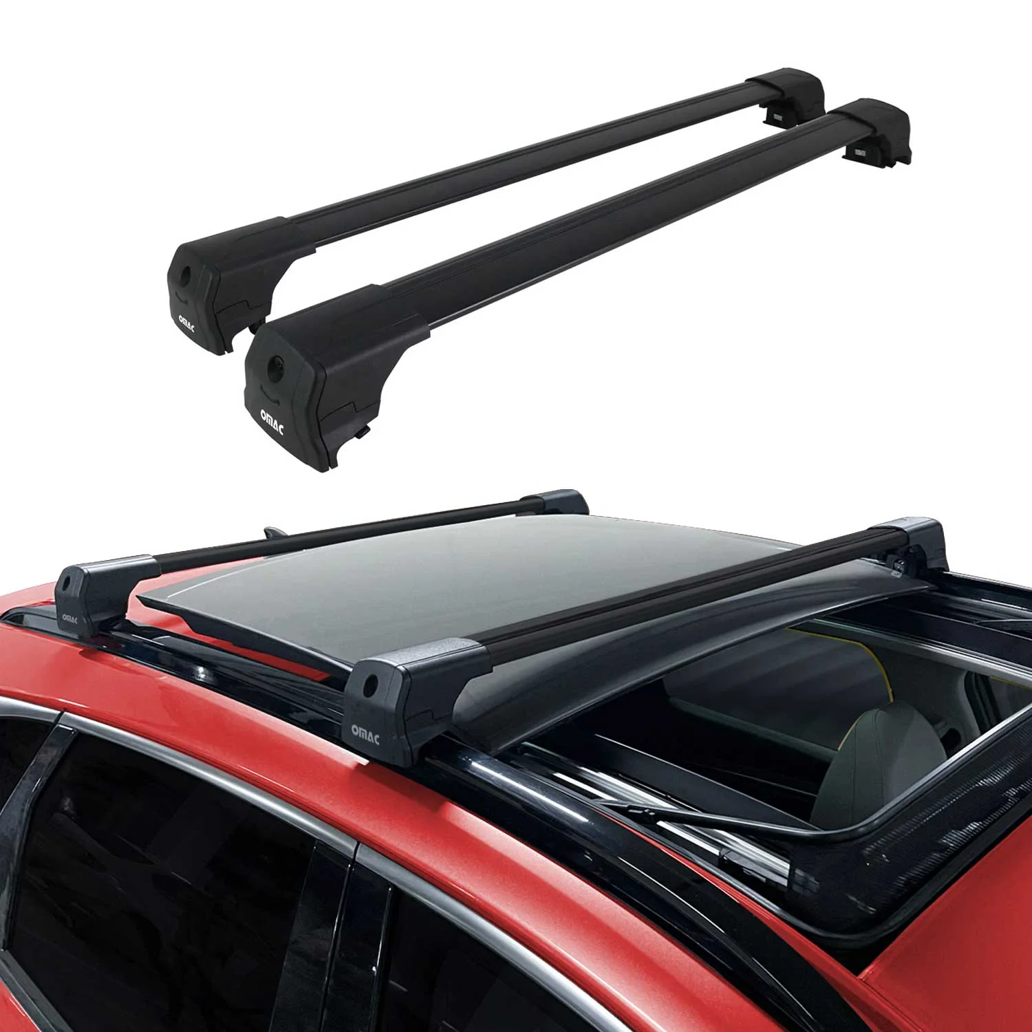 Dachträger Gepäckträger für Kia Soul X-Line 2020-2026 ABE Aluminium Schwarz - Image 2