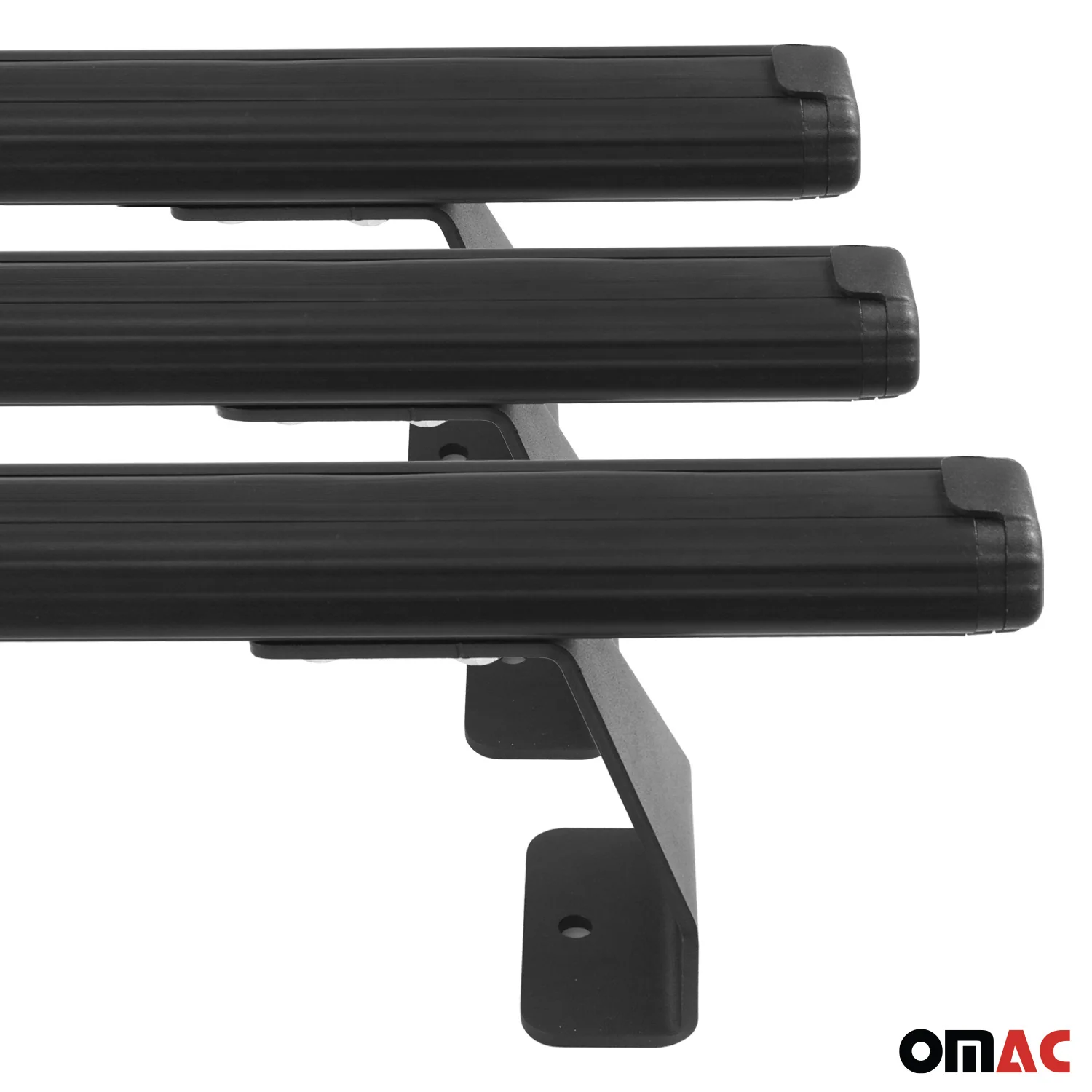 Dachträger Grundtäger für Nissan NV200 2009-2020 75kg Aluminium Schwarz 3 tlg - Image 9