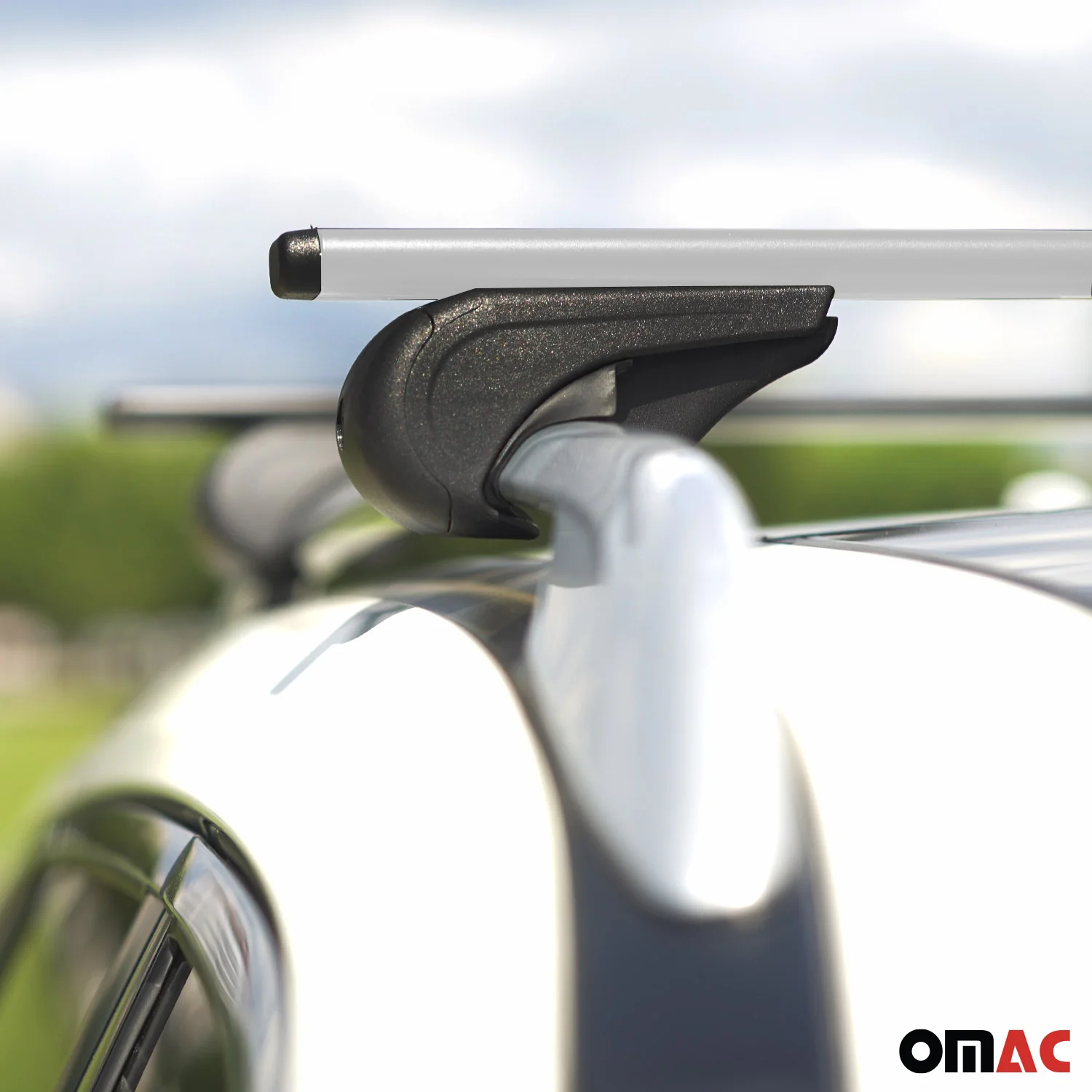 Dachträger Gepäckträger für VW Taigo 2021-2026 Grundträger Metall Silber 2tlg - Image 4