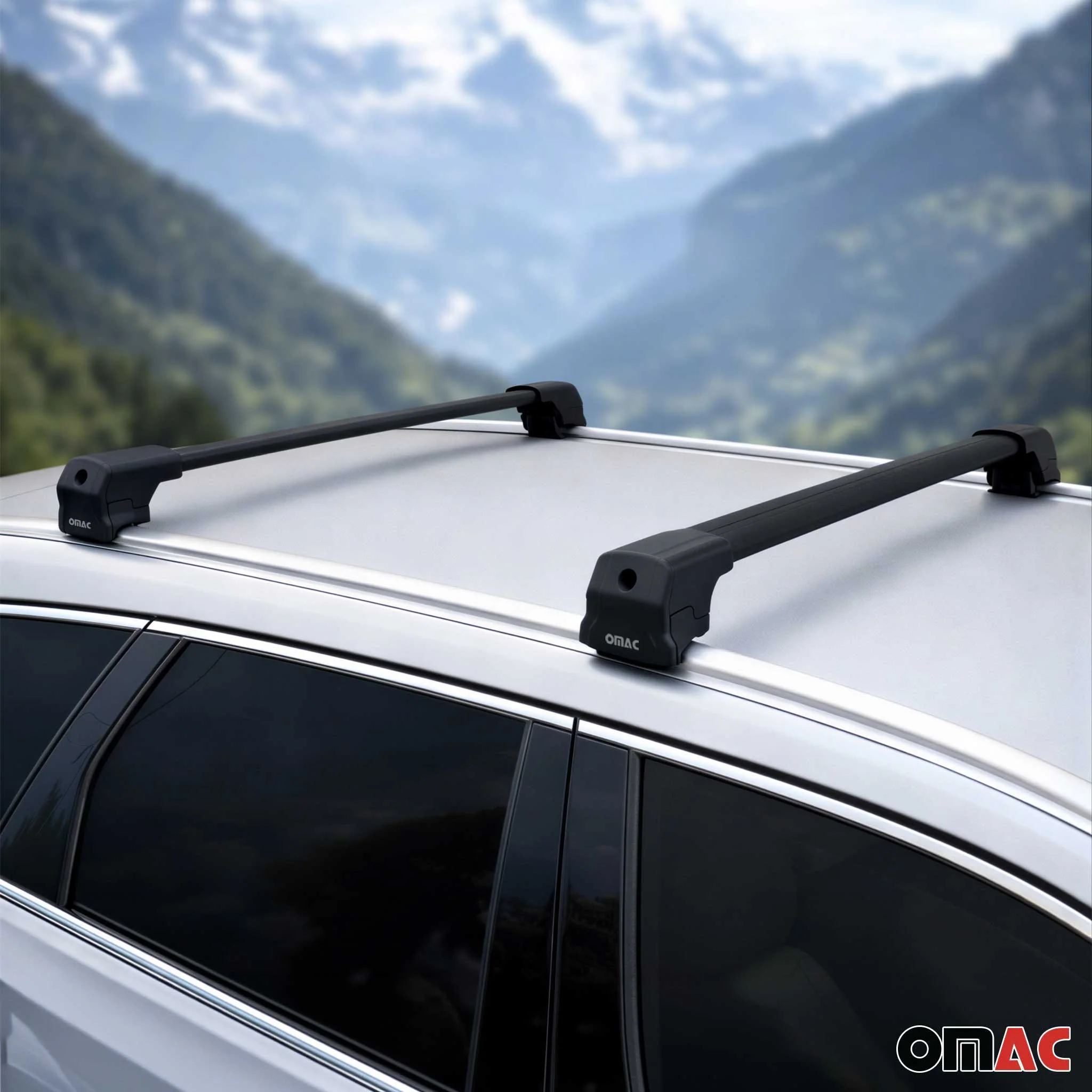 Dachträger Gepäckträger für VW Touareg 2018-2024 ABE Grundträger Alu Schwarz - Image 6