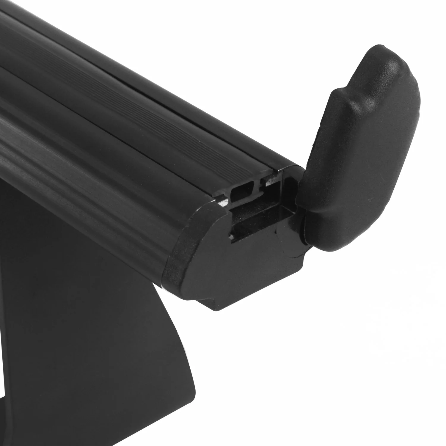Dachträger Grundtäger für Nissan NV200 2009-2020 75kg Aluminium Schwarz 2 tlg - Image 9