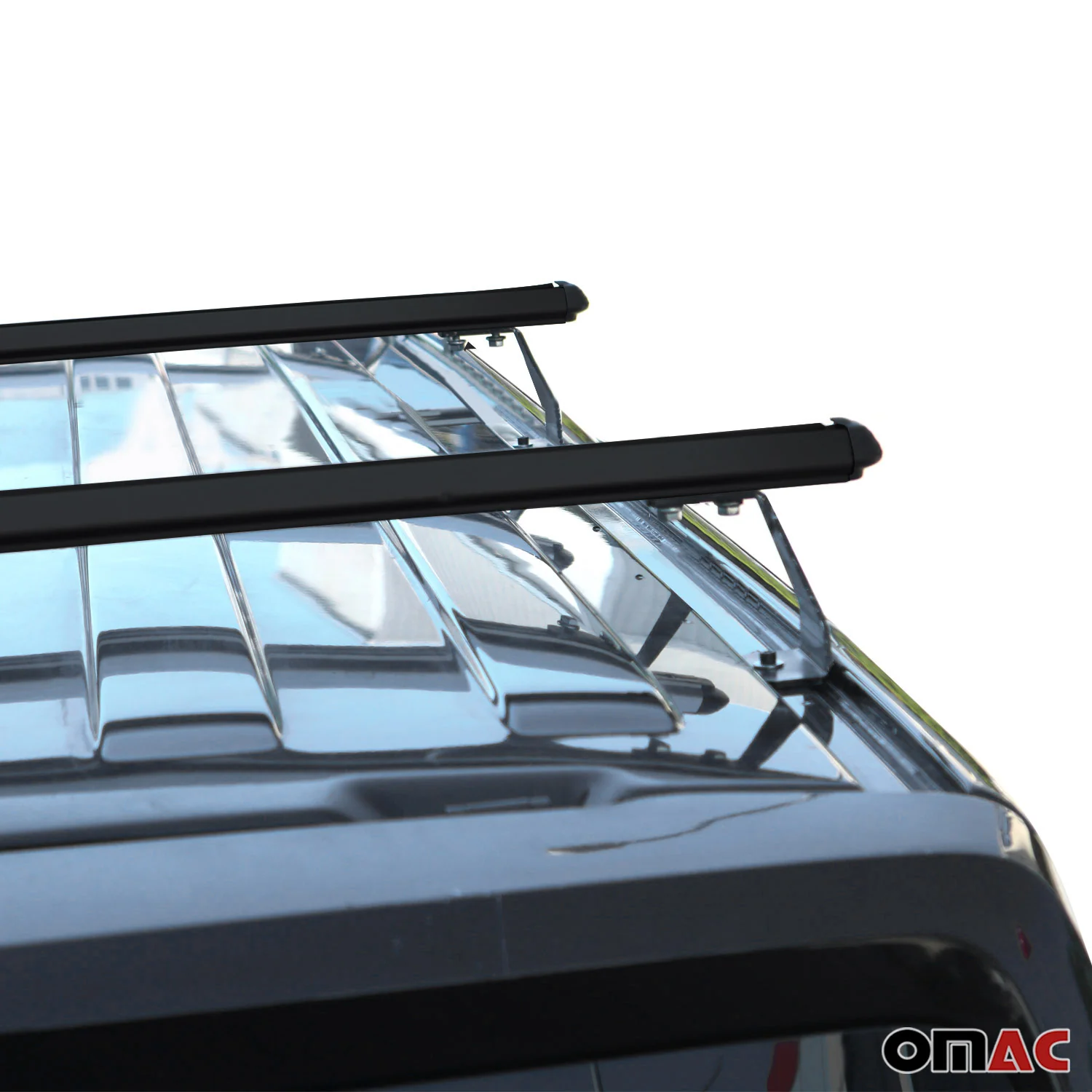 Dachträger Grundtäger für VW Transporter T7 2023-2026 75kg Alu Schwarz 2 tlg - Image 11