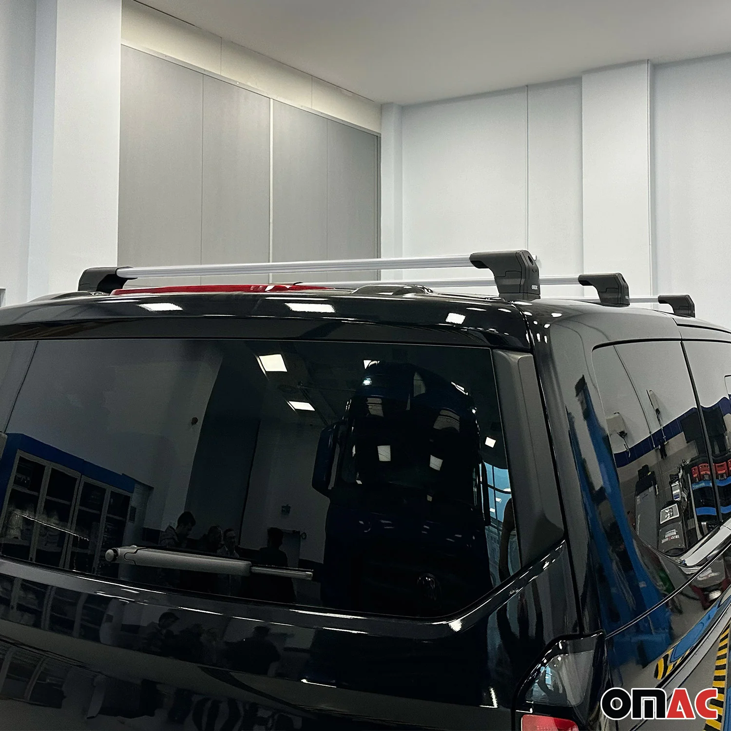 Dachträger Grundtäger für VW Transporter T7 2023-2026 75kg Aluminium Silber 3tlg - Image 3