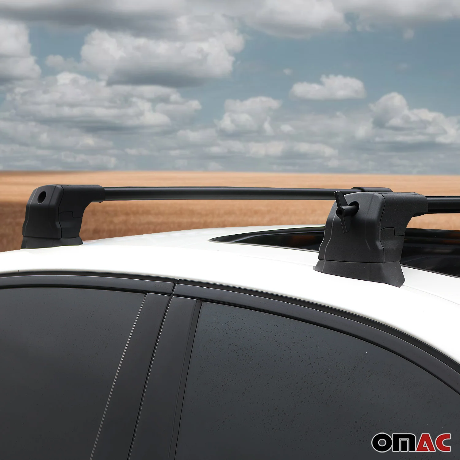 Dachträger Grundtäger für Fiat Doblo III 2022-2026 75kg Aluminium Schwarz 2 tlg - Image 9