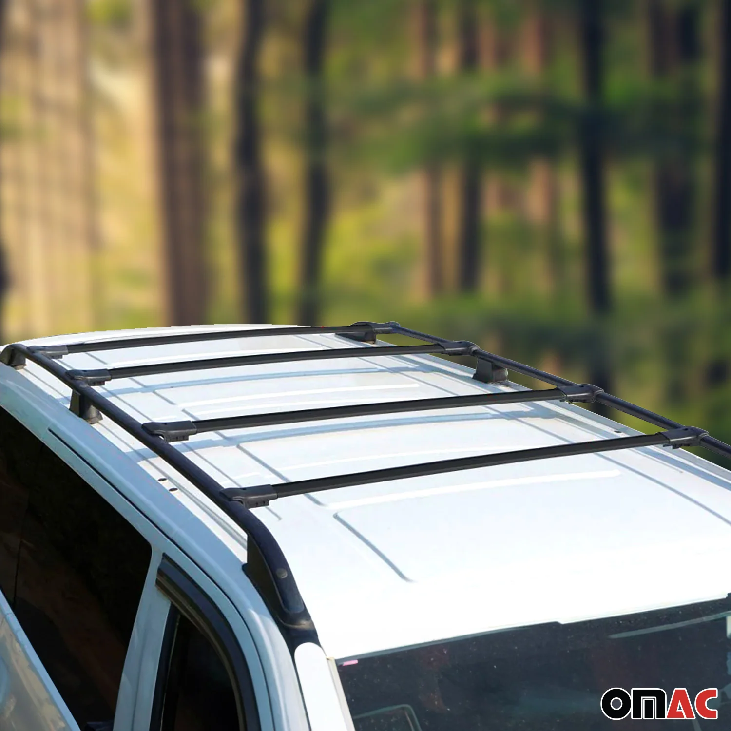 Dachträger Grundtäger für Fiat Scudo 2022-2026 75kg Aluminium Schwarz 4 tlg - Image 3