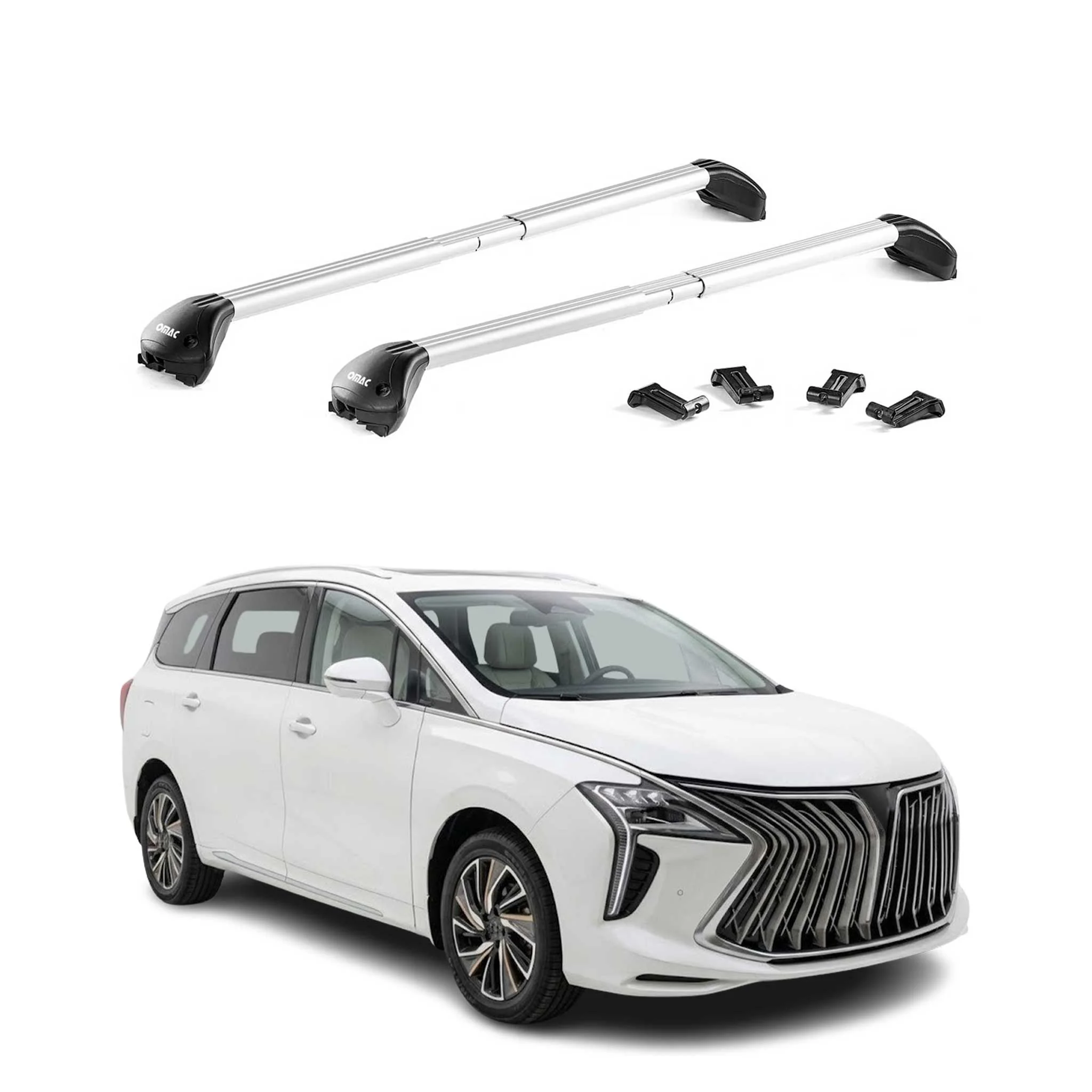 Dachträger Grundtäger für Forthing U-Tour 2022-2026 100kg Alu Silber 2 tlg ABE