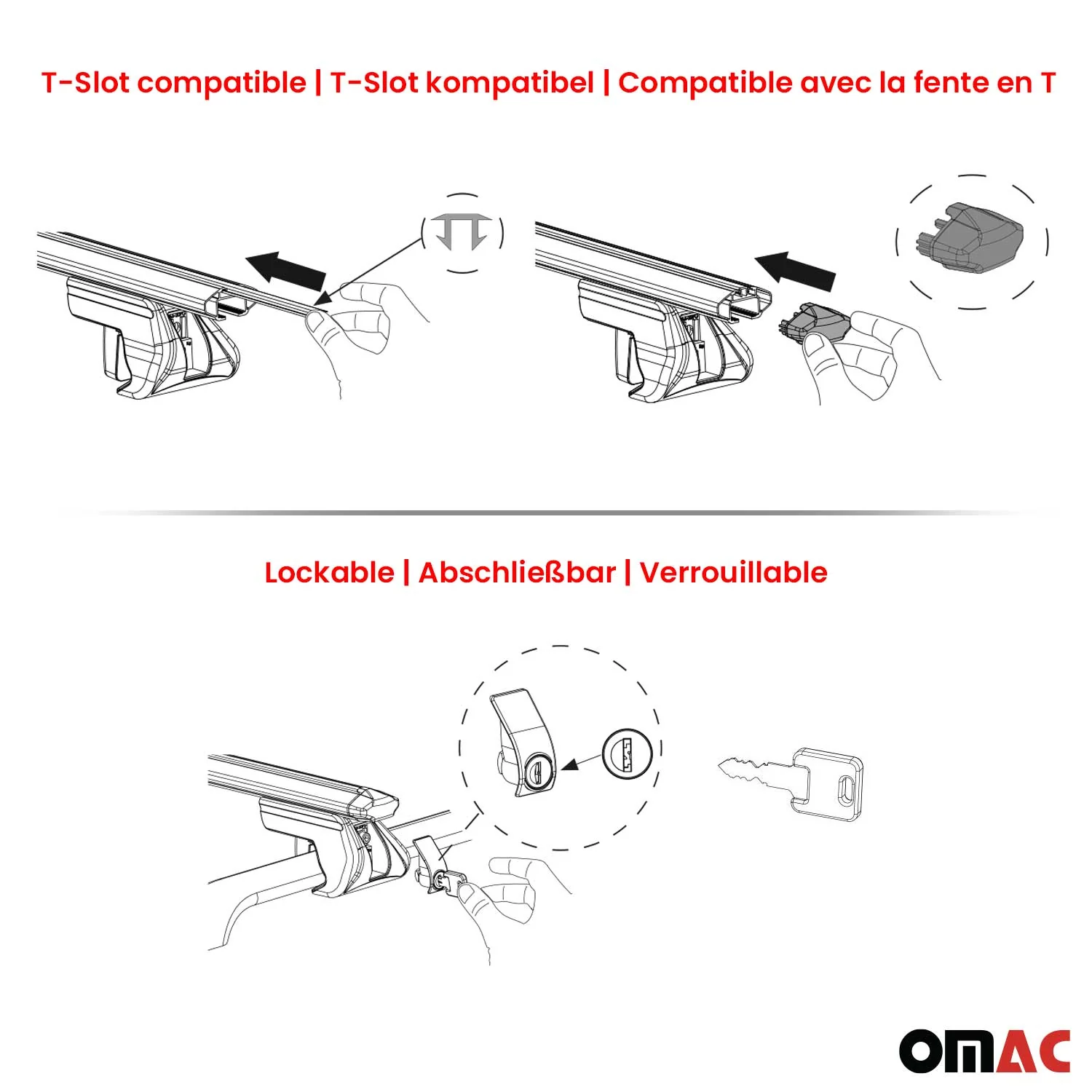 Dachträger Grundtäger für Hyundai Tucson mk1 2004-2010 90kg Alu Silber 2 tlg ABE - Image 9