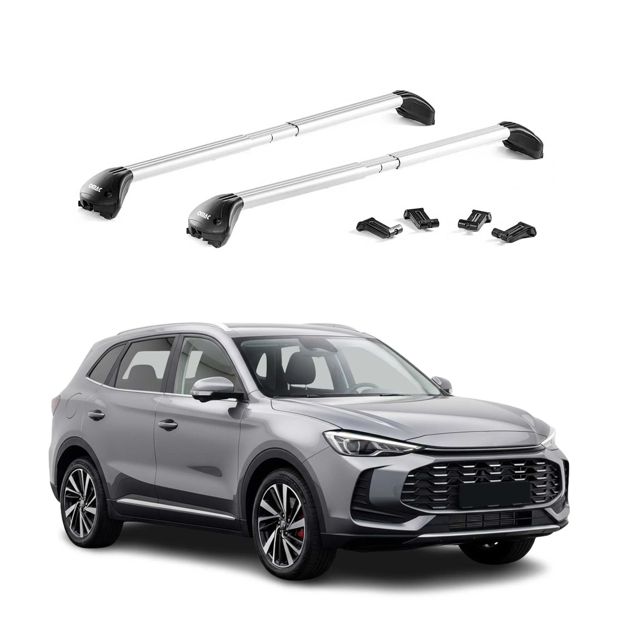 Dachträger Grundtäger für MG ZS II / EZS II 2024-2026 100kg Aluminium Silber ABE