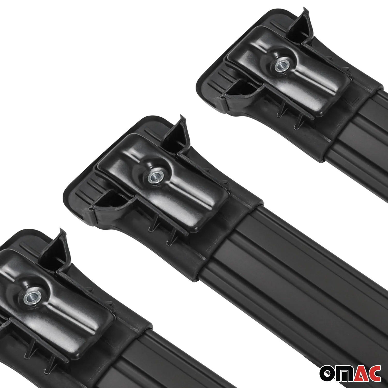 Dachträger Grundtäger für Nissan Primastar 2001-2014 75kg Aluminium Schwarz 3tlg - Image 11