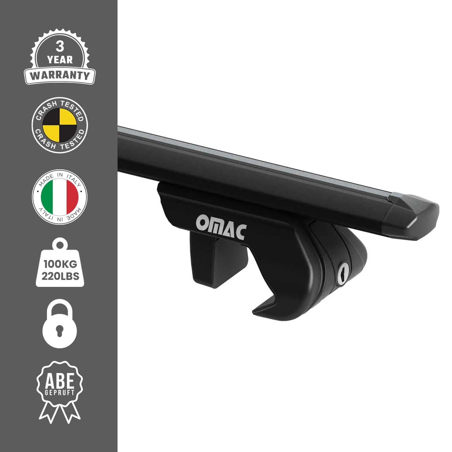 Dachträger Grundtäger für Skoda Superb Kombi 2008-2024 90kg Alu Schwarz 2x ABE - Image 4