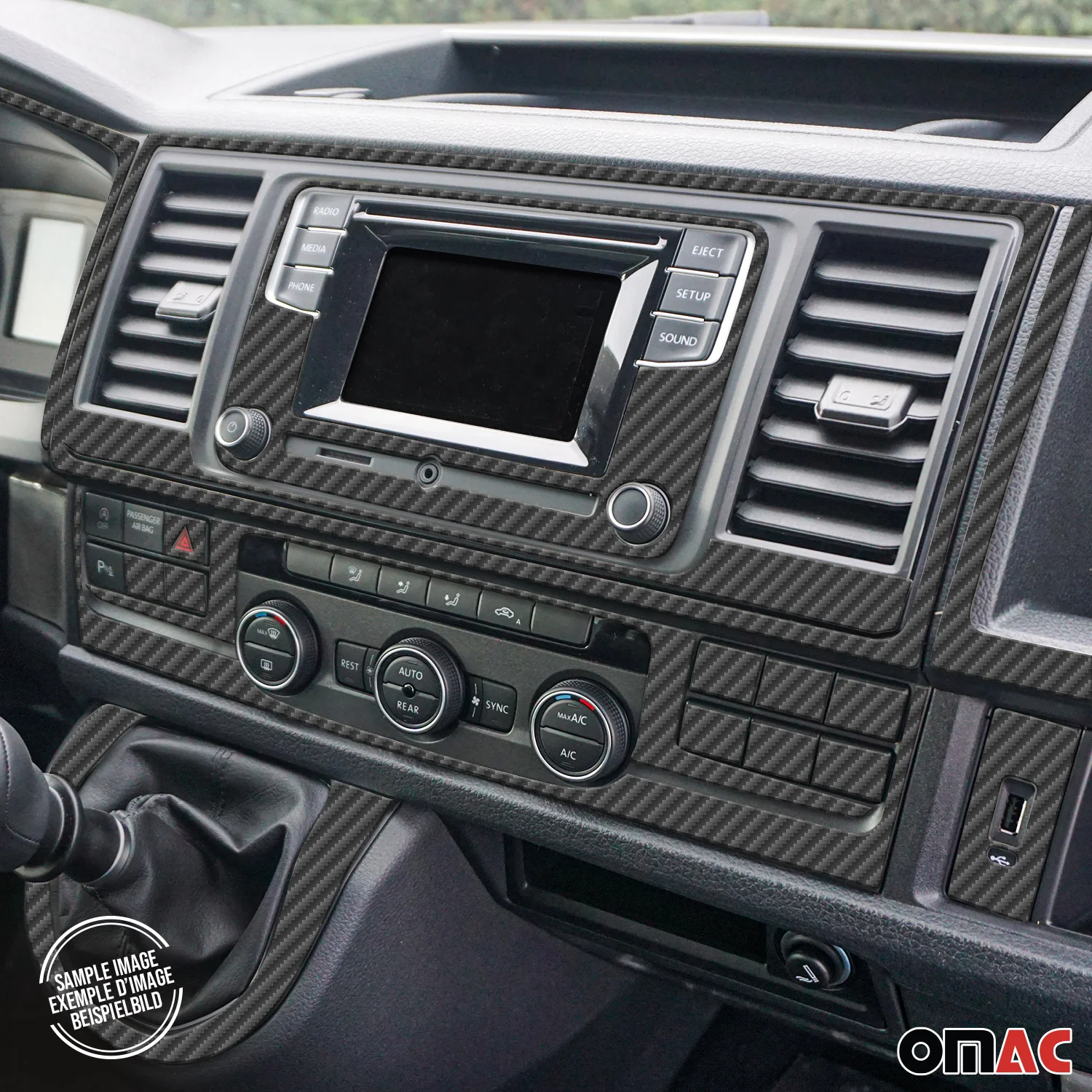 Dekor Cockpit Innenraum für Mercedes Vito W639 2006-2014 Carbon Optik 25 tlg - Image 3