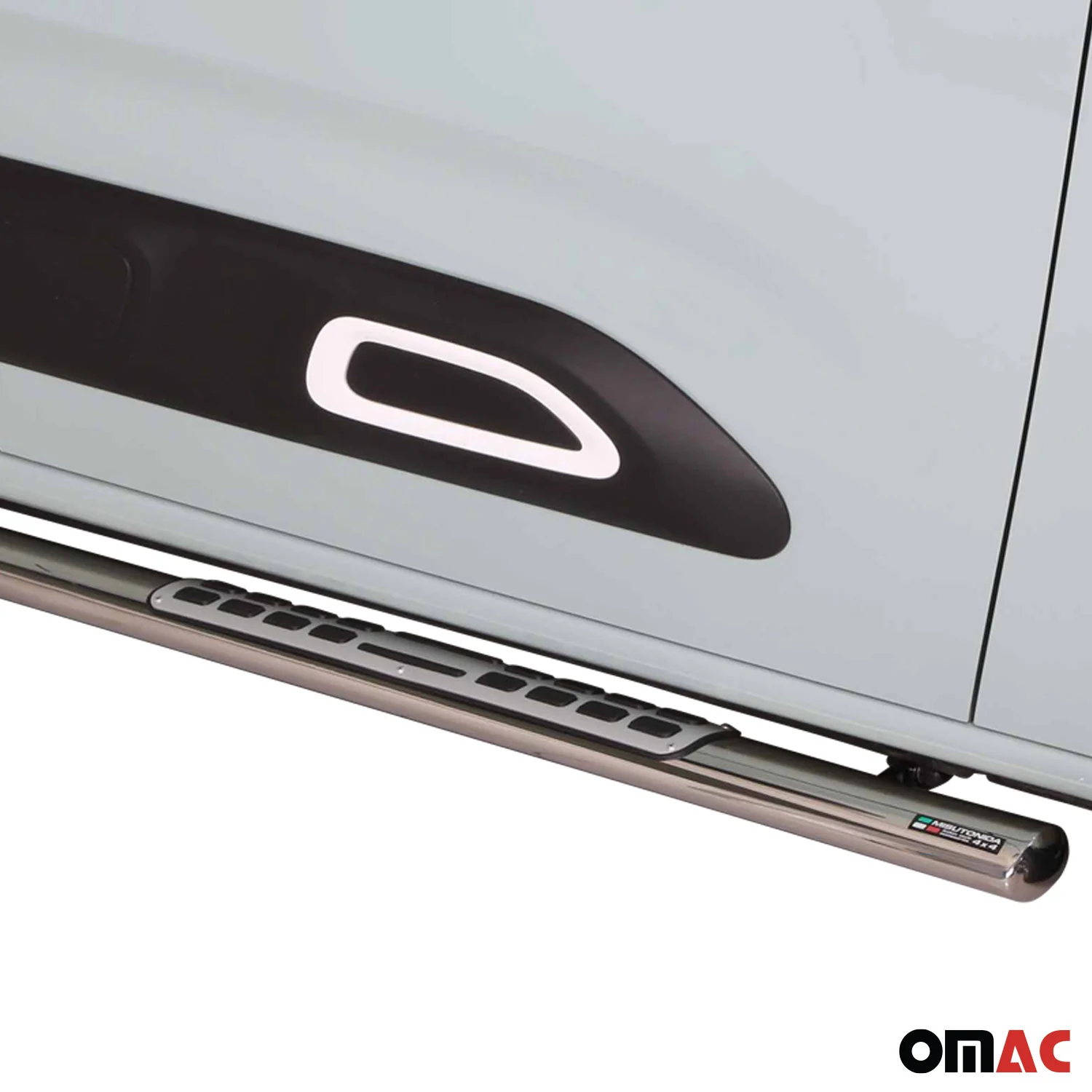 Edelstahl Seitenschweller Schwellerrohre für Citroen Berlingo 2018-2026 Silber - Image 3