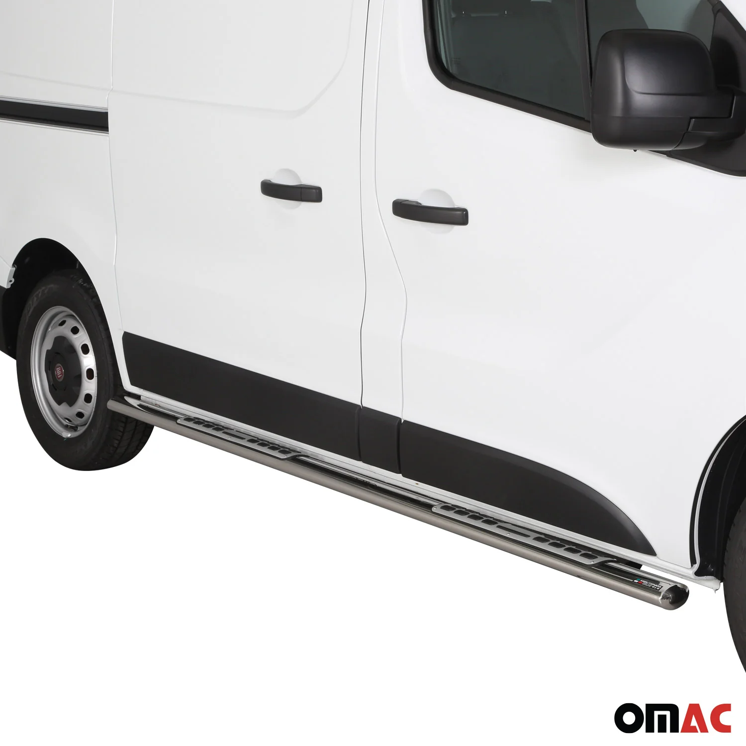 Edelstahl Seitenschweller Schwellerrohre für Fiat Talento 2016-2020 Kurzer Grau - Image 2