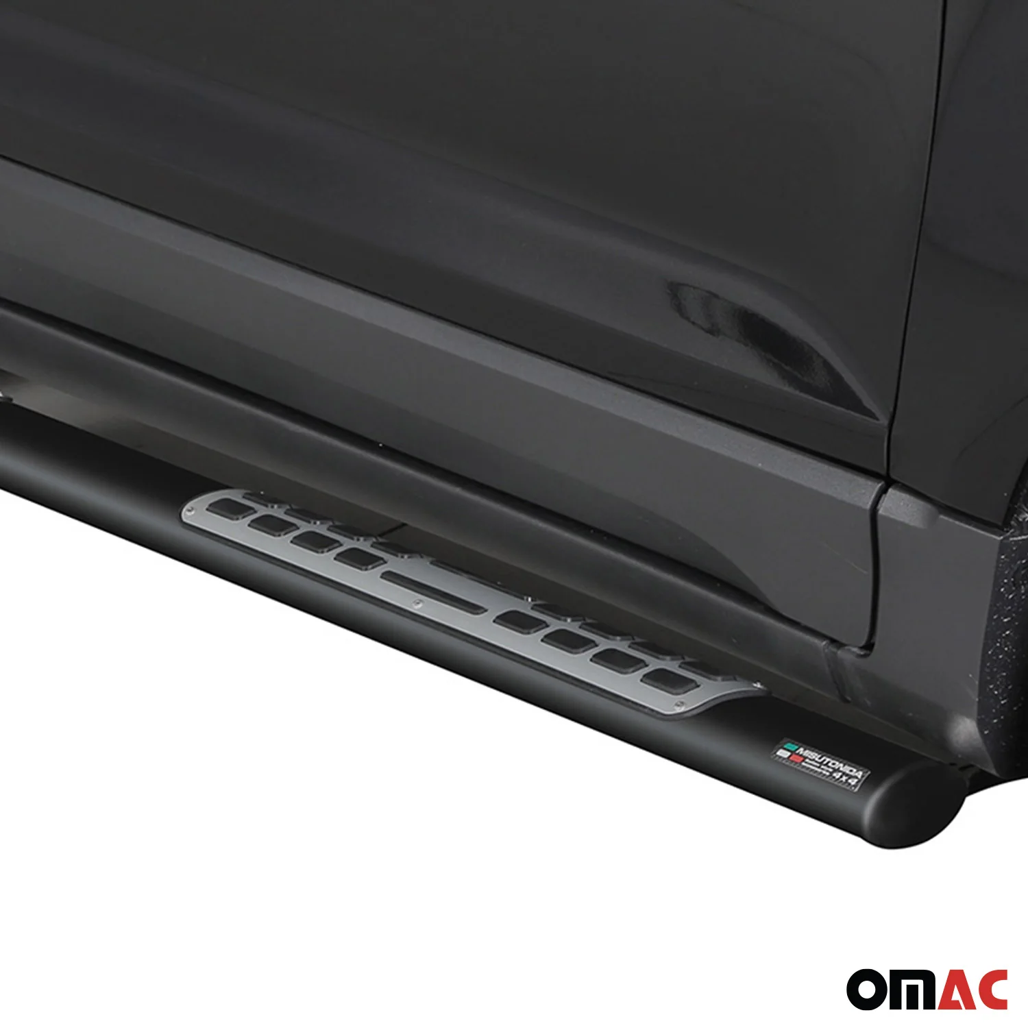 Edelstahl Seitenschweller Schwellerrohre für Ford Ecosport 2013-2017 Schwarz - Image 3