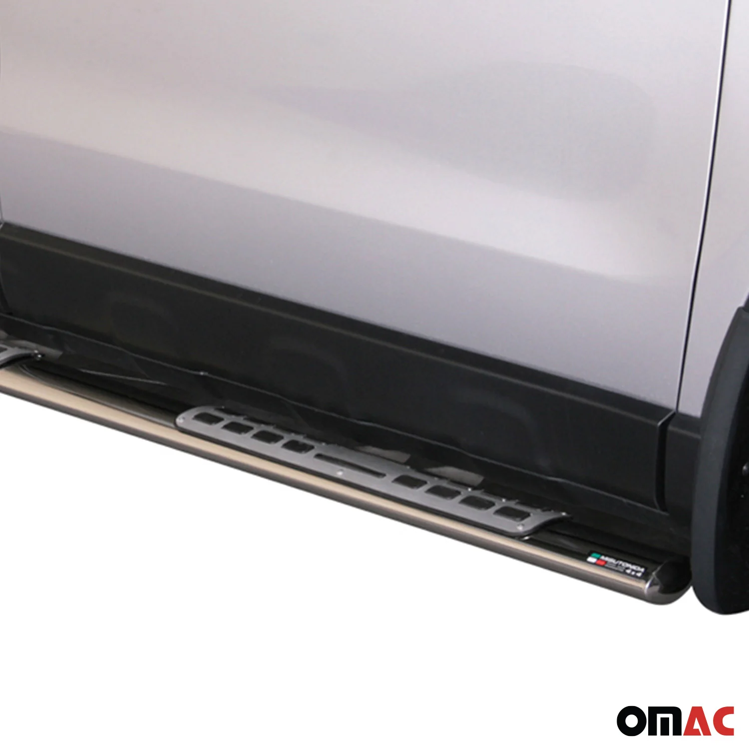 Edelstahl Seitenschweller Schwellerrohre für Honda CR-V 2010-2012 Silber - Image 3