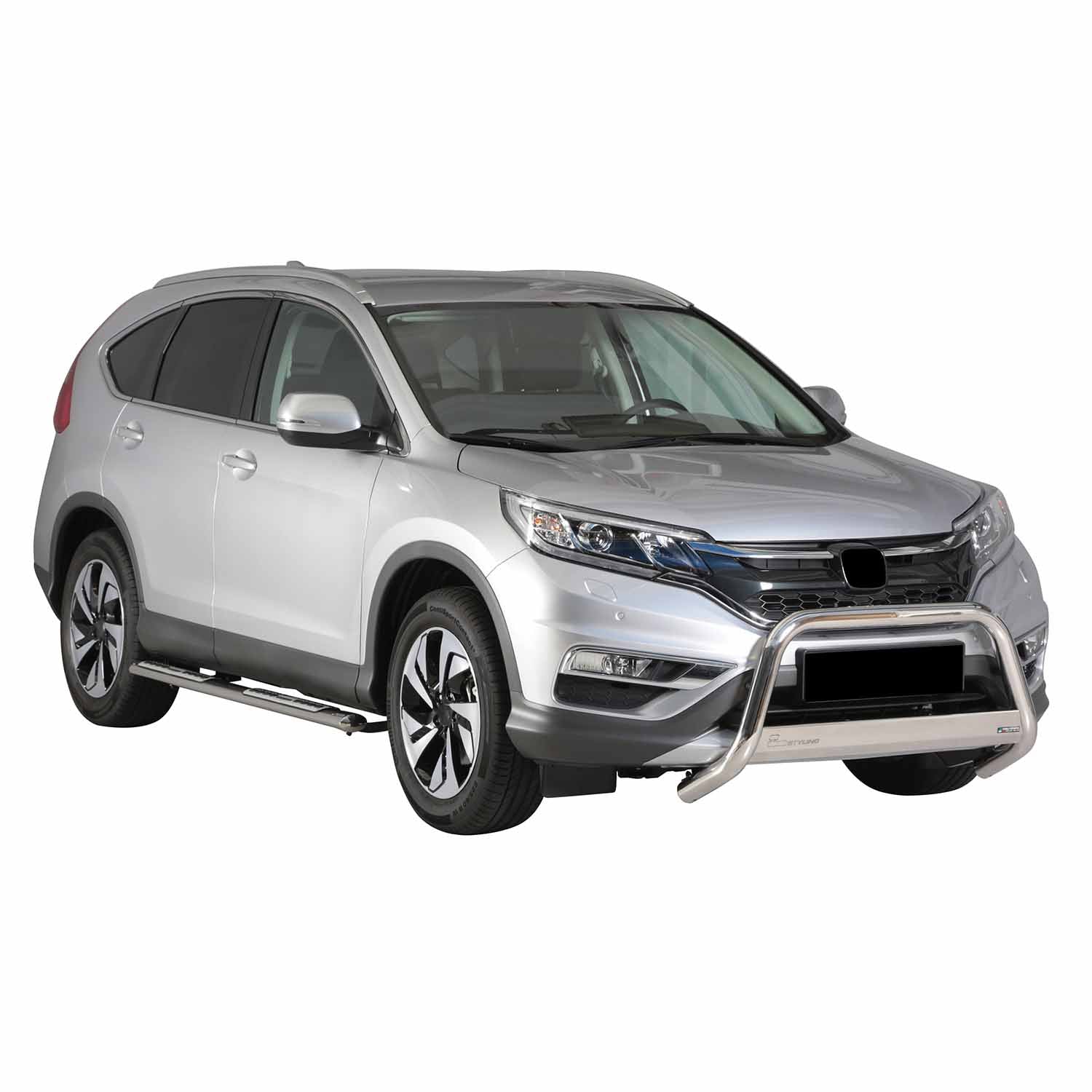 Edelstahl Seitenschweller Schwellerrohre für Honda CR-V 2016-2018 Silber