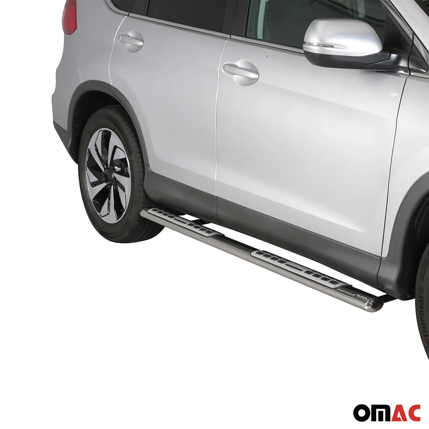 Edelstahl Seitenschweller Schwellerrohre für Honda CR-V 2016-2018 Silber - Image 2