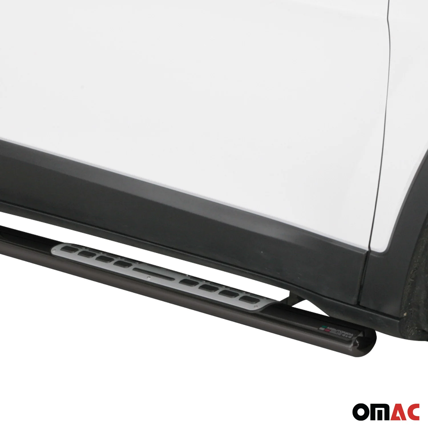 Edelstahl Seitenschweller Schwellerrohre für Jeep Cherokee 2013-2018 Schwarz - Image 3