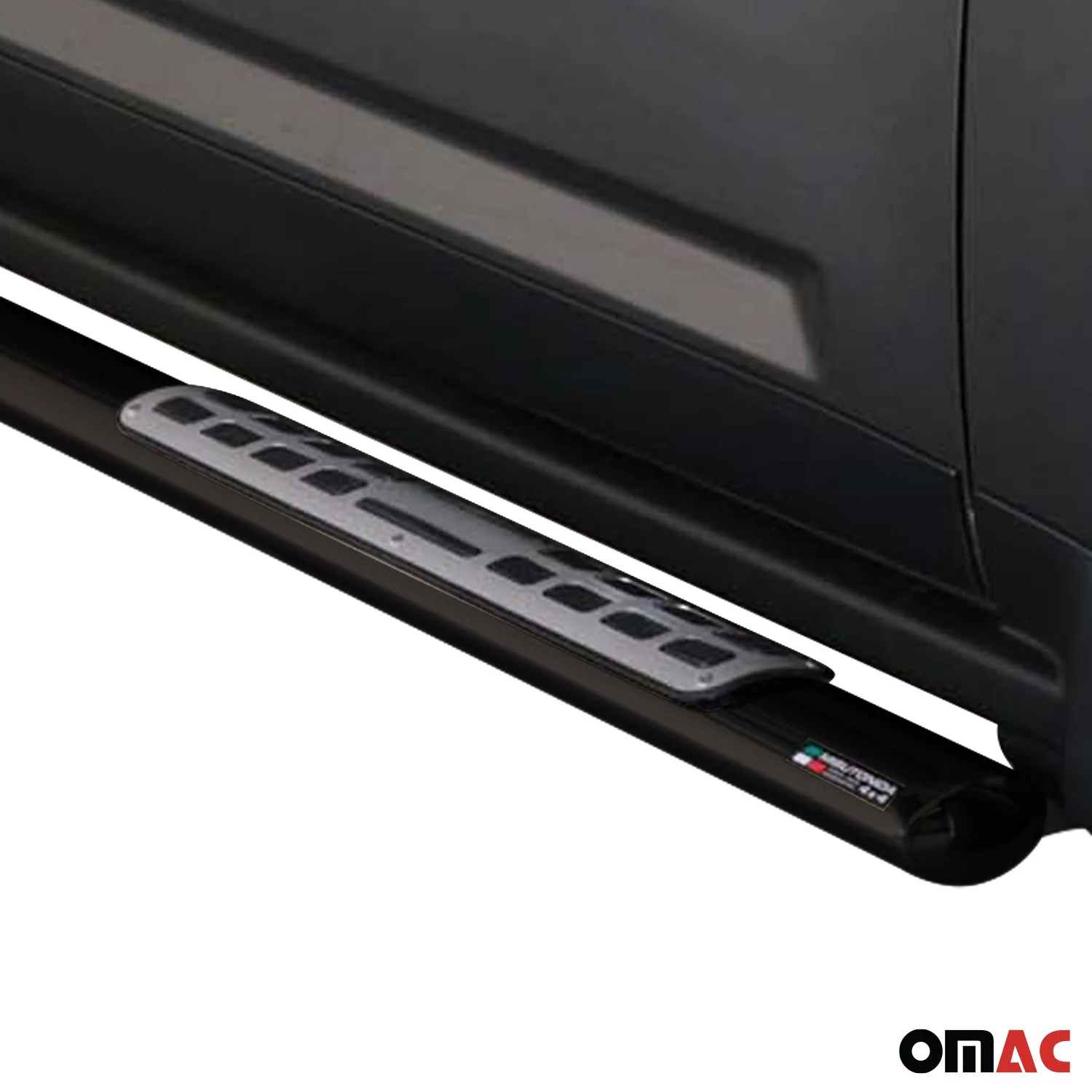 Edelstahl Seitenschweller Schwellerrohre für Jeep Compass 2011-2016 Schwarz - Image 3