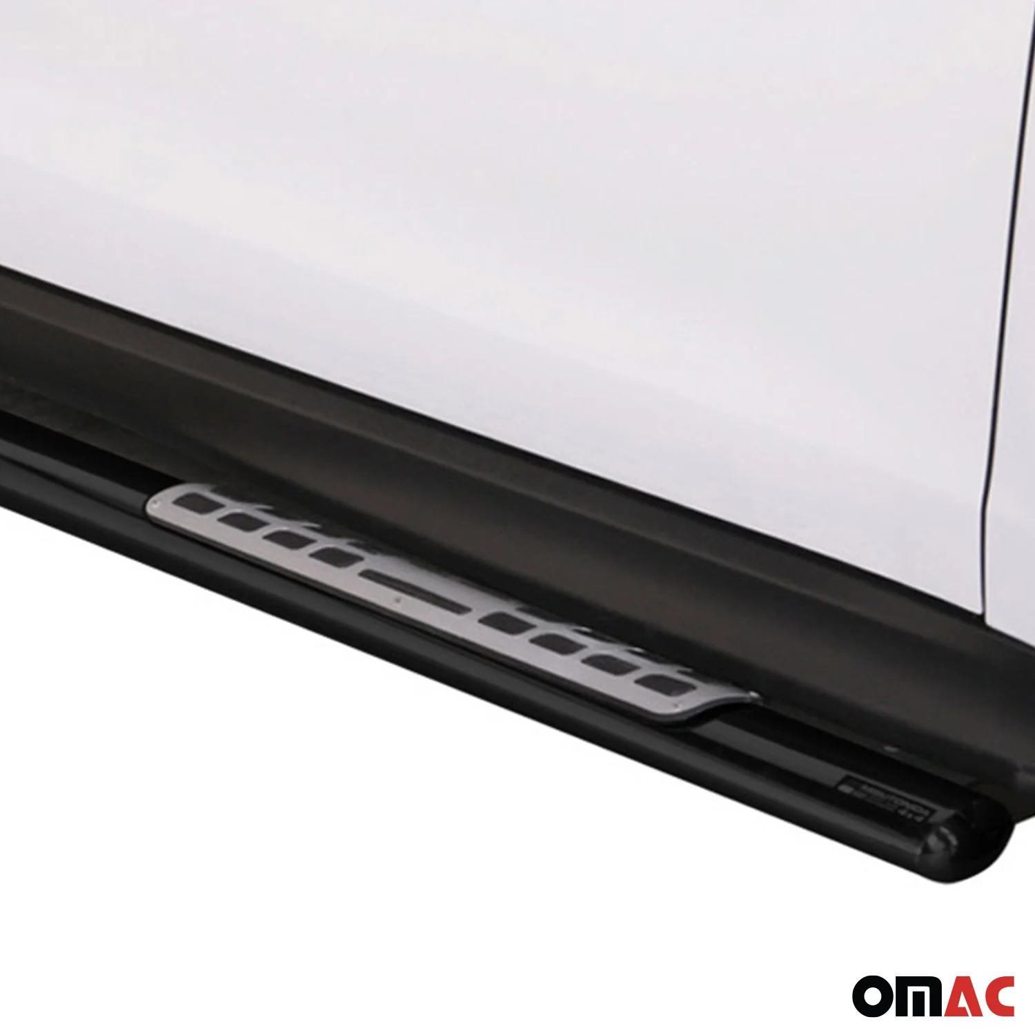 Edelstahl Seitenschweller Schwellerrohre für Mitsubishi ASX 2010-2012 Schwarz - Image 3
