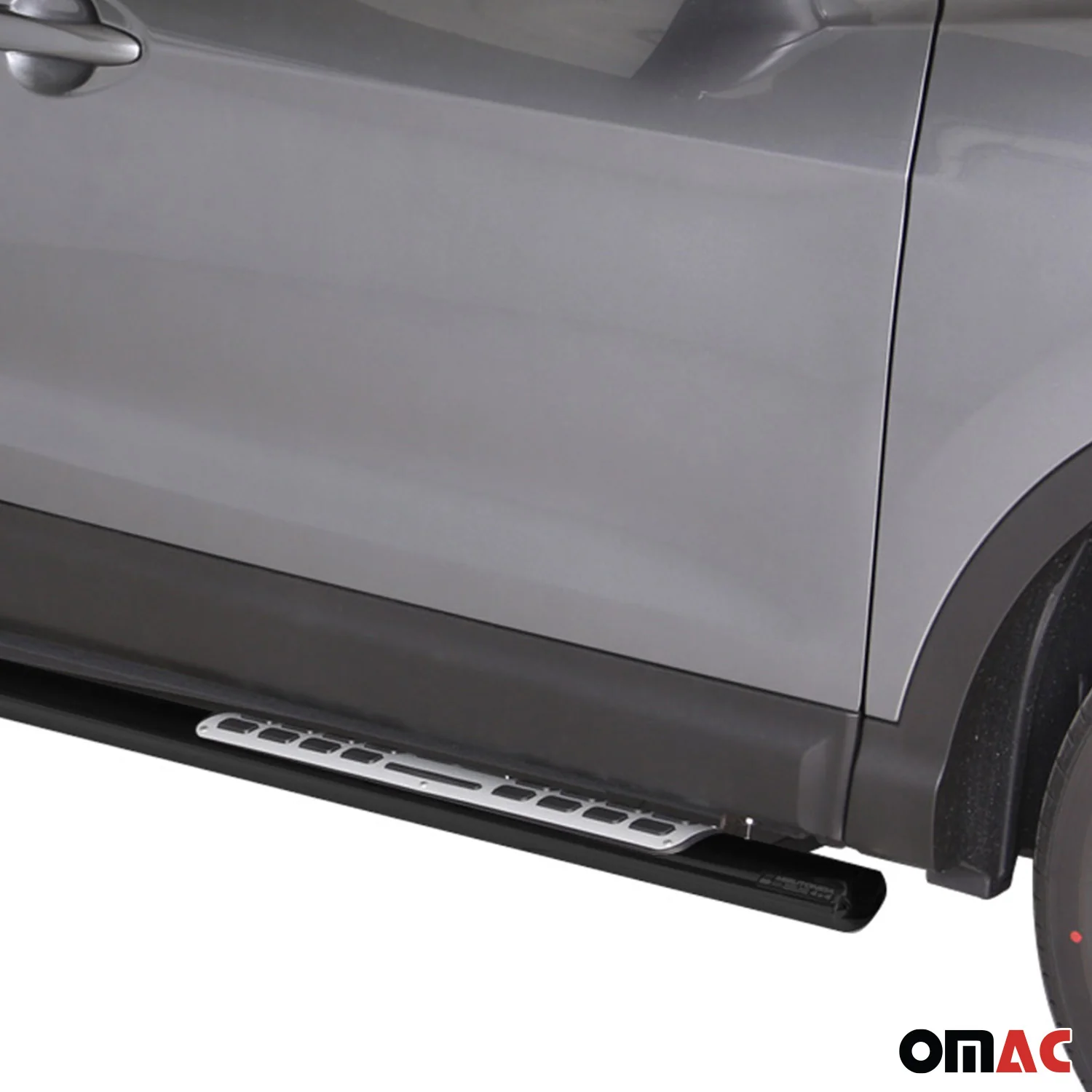 Edelstahl Seitenschweller Schwellerrohre für Nissan Qashqai 2014-2021 Schwarz - Image 3