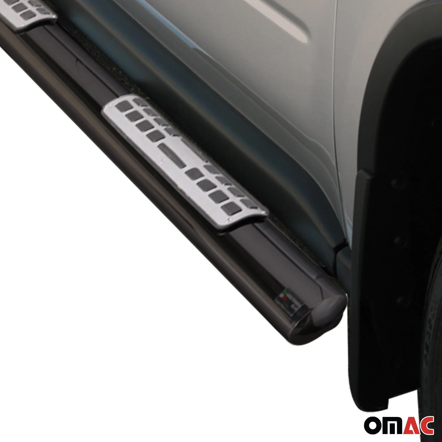 Edelstahl Seitenschweller Schwellerrohre für Nissan X-Trail 2007-2010 Schwarz - Image 2