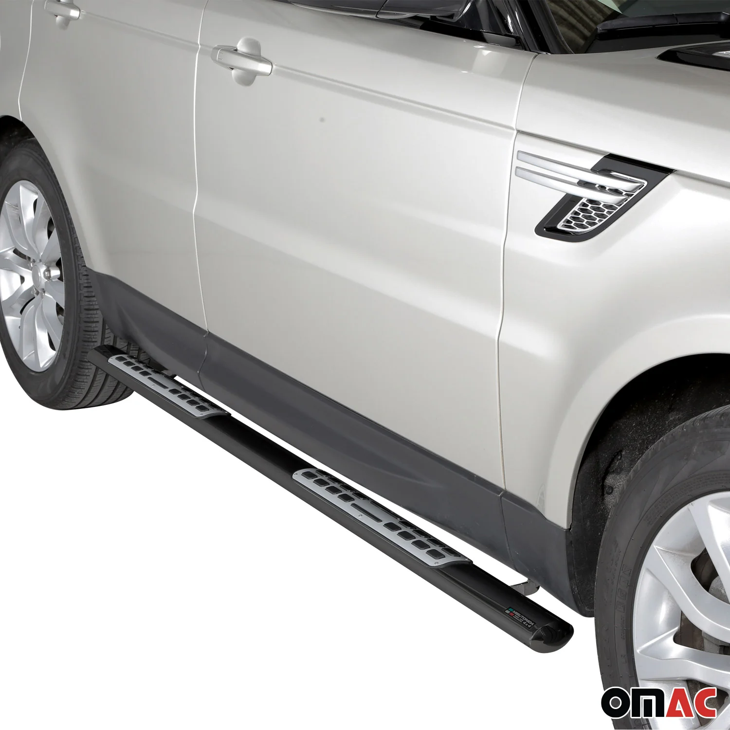 Edelstahl Seitenschweller Schwellerrohre für Range Rover Sport 2014-2017 Schwarz - Image 2