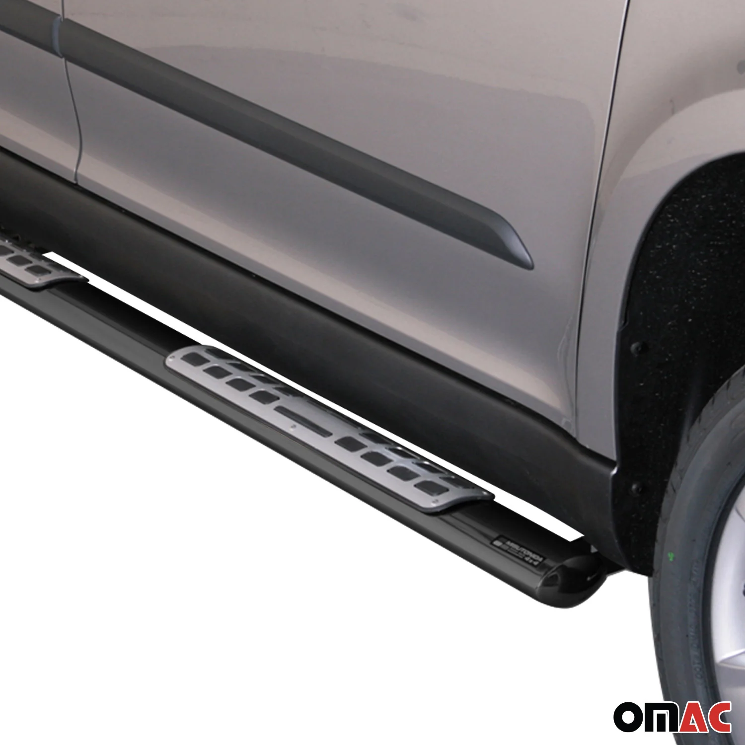 Edelstahl Seitenschweller Schwellerrohre für Skoda Yeti 2009-2013 Schwarz - Image 3