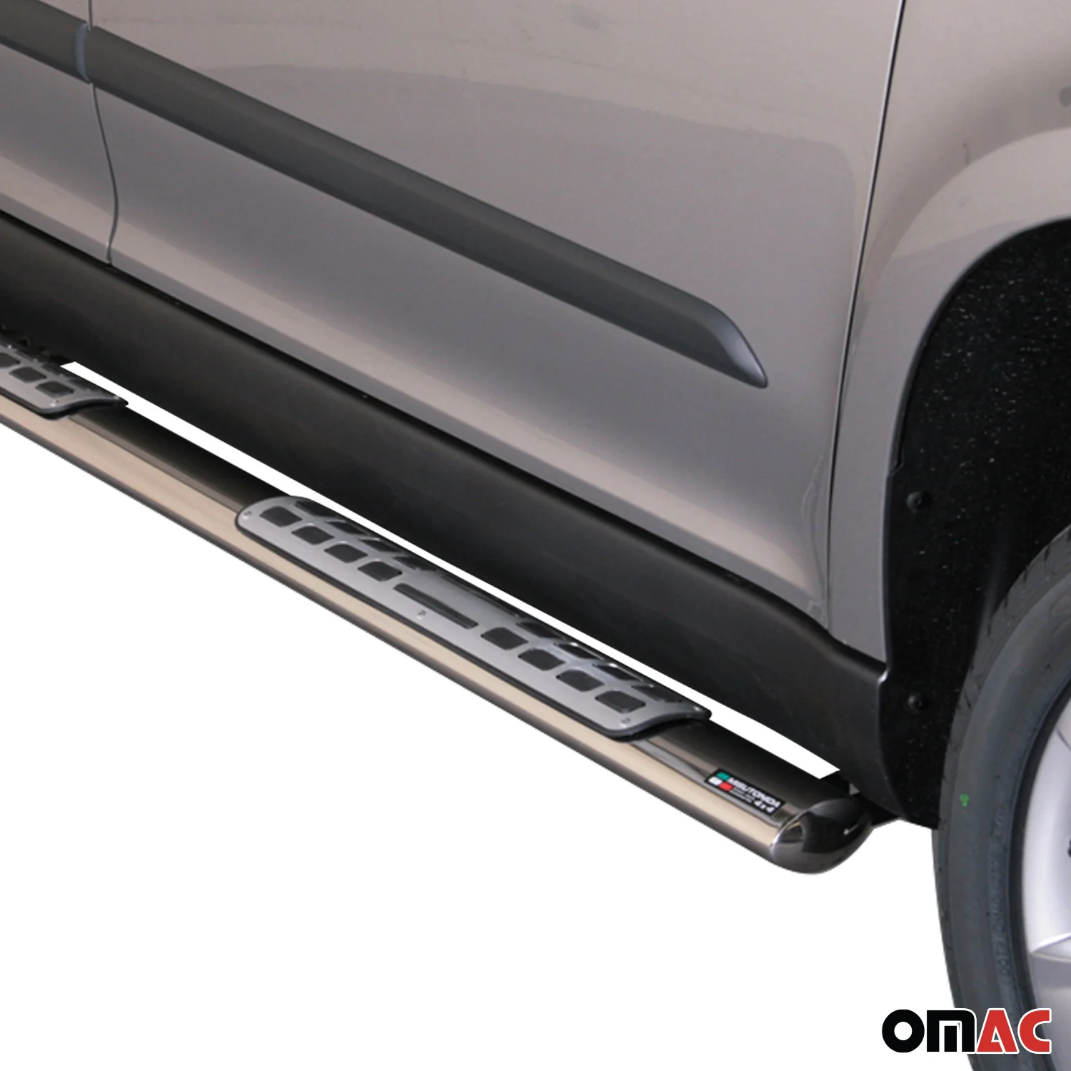 Edelstahl Seitenschweller Schwellerrohre für Skoda Yeti 2009-2013 Silber - Image 3