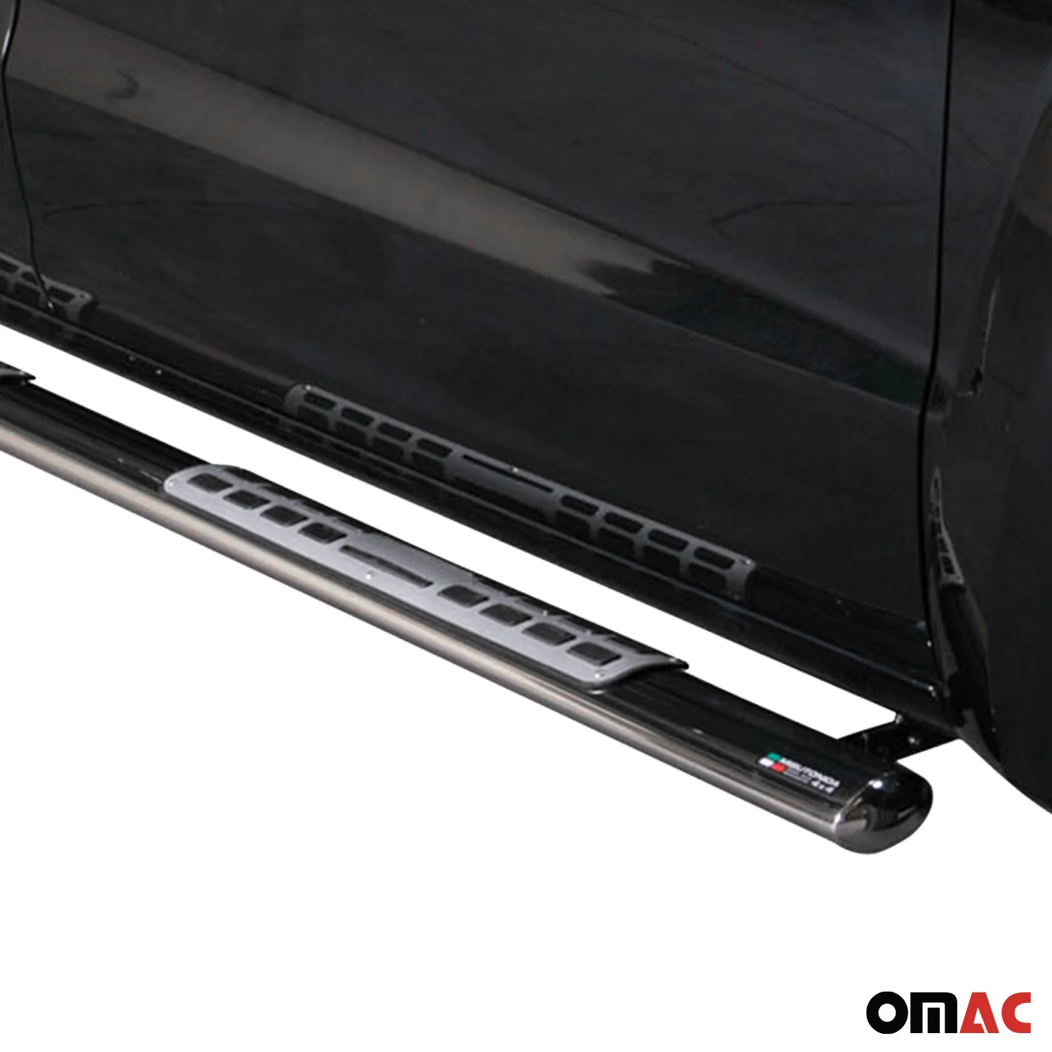 Edelstahl Seitenschweller Schwellerrohre für VW Amarok Highline 2010-2016 Silber - Image 3