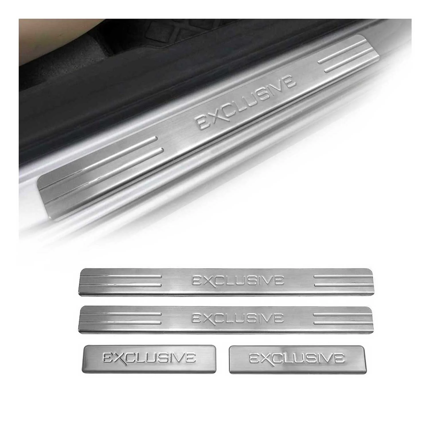 Einstiegsleisten Exclusive für Togg T10X T10F 2023-2026 Chrom 4x