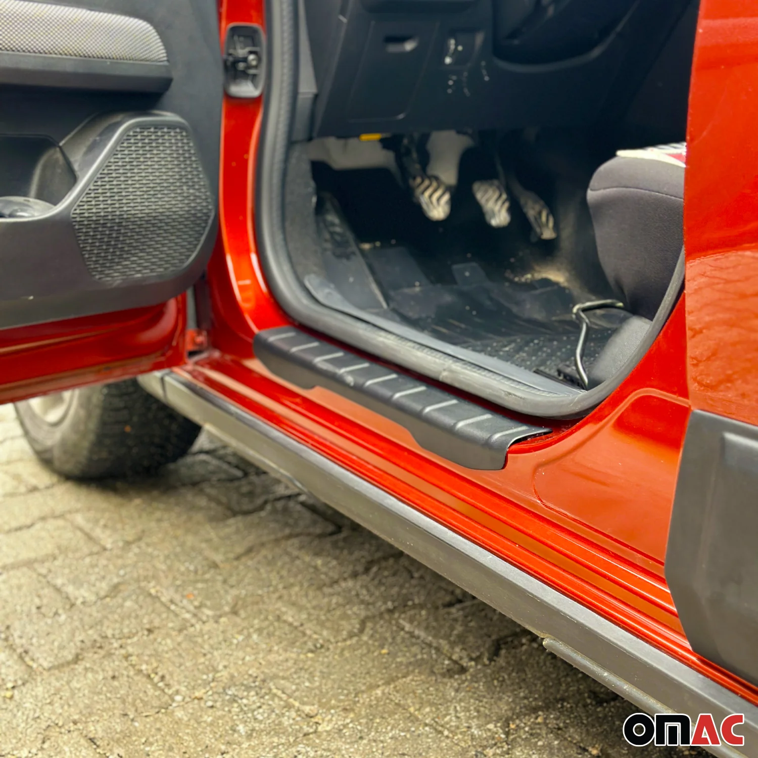 Einstiegsleisten Türschweller für Dacia Sandero III 2021-2026 ABS Schwarz 4tlg - Image 2
