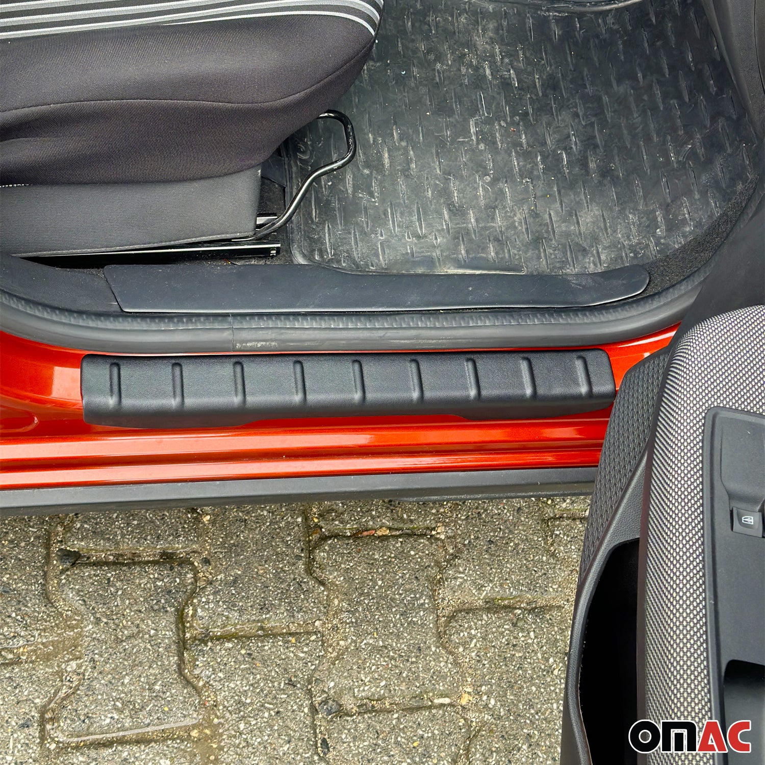 Einstiegsleisten Türschweller für Dacia Sandero III 2021-2026 ABS Schwarz 4tlg - Image 7