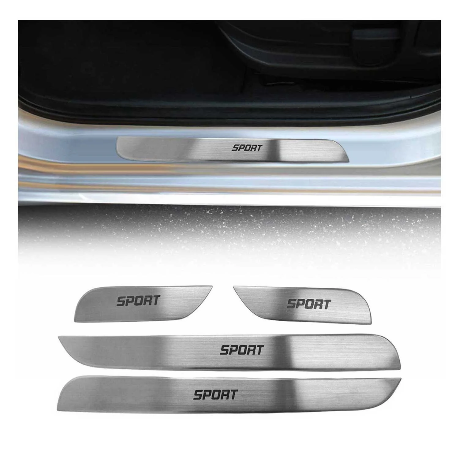 Einstiegsleisten Türschweller Sport für Volvo XC60 2018-2026 Edelstahl Chrom 4x