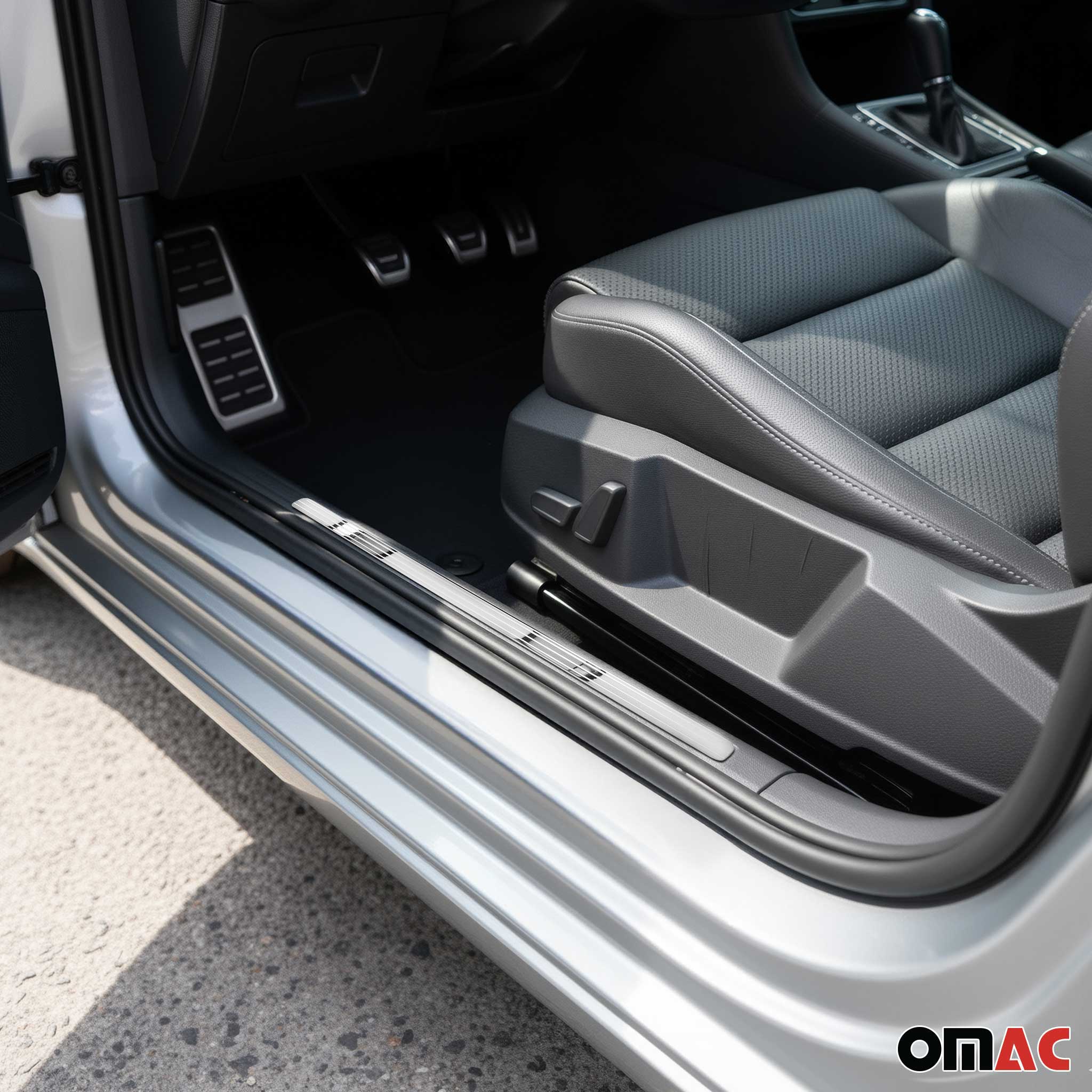 Einstiegsleisten Türschutzleisten für VW Golf mk7 Schrägheck 2012-2019 Edelstahl - Image 2
