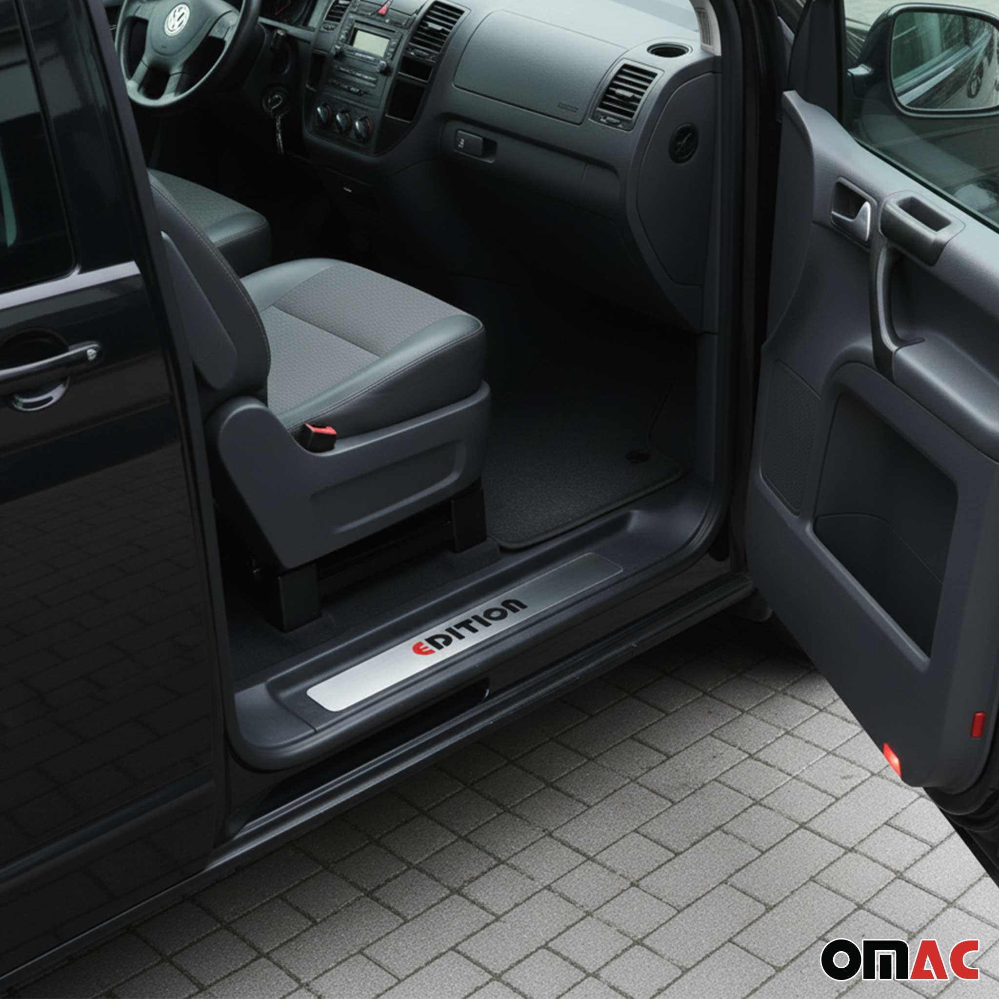 Einstiegsleisten Türschweller für VW Transporter T5 2003-2015 Edelstahl 2tlg - Image 2